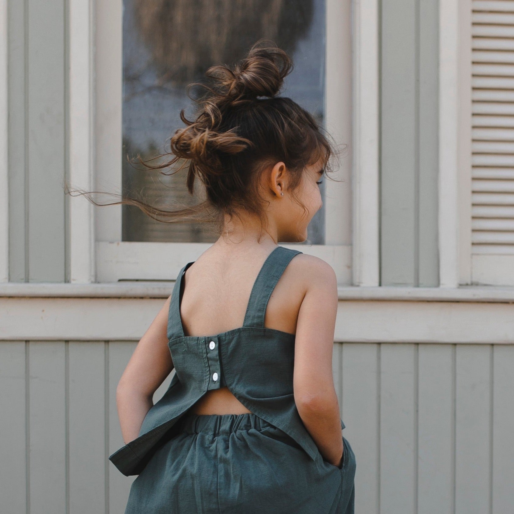 Open back top "Louis" (army) - PaPeony