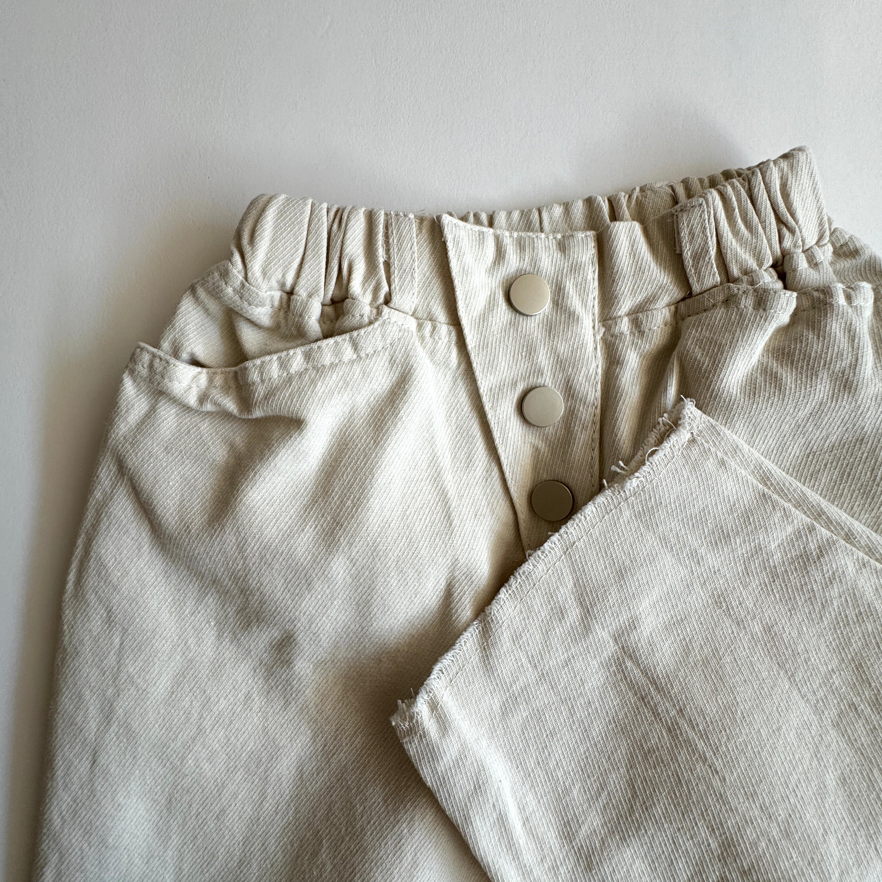 Pants with decorative buttons "Lenny" - PaPeony