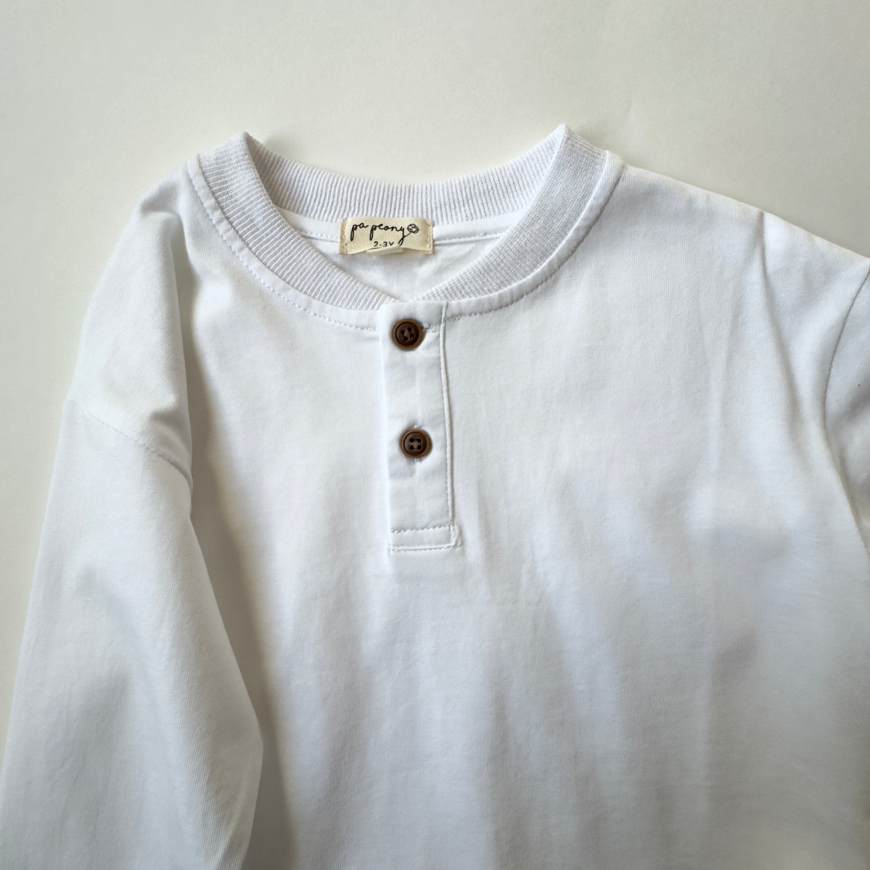 White polo “Dor” - PaPeony