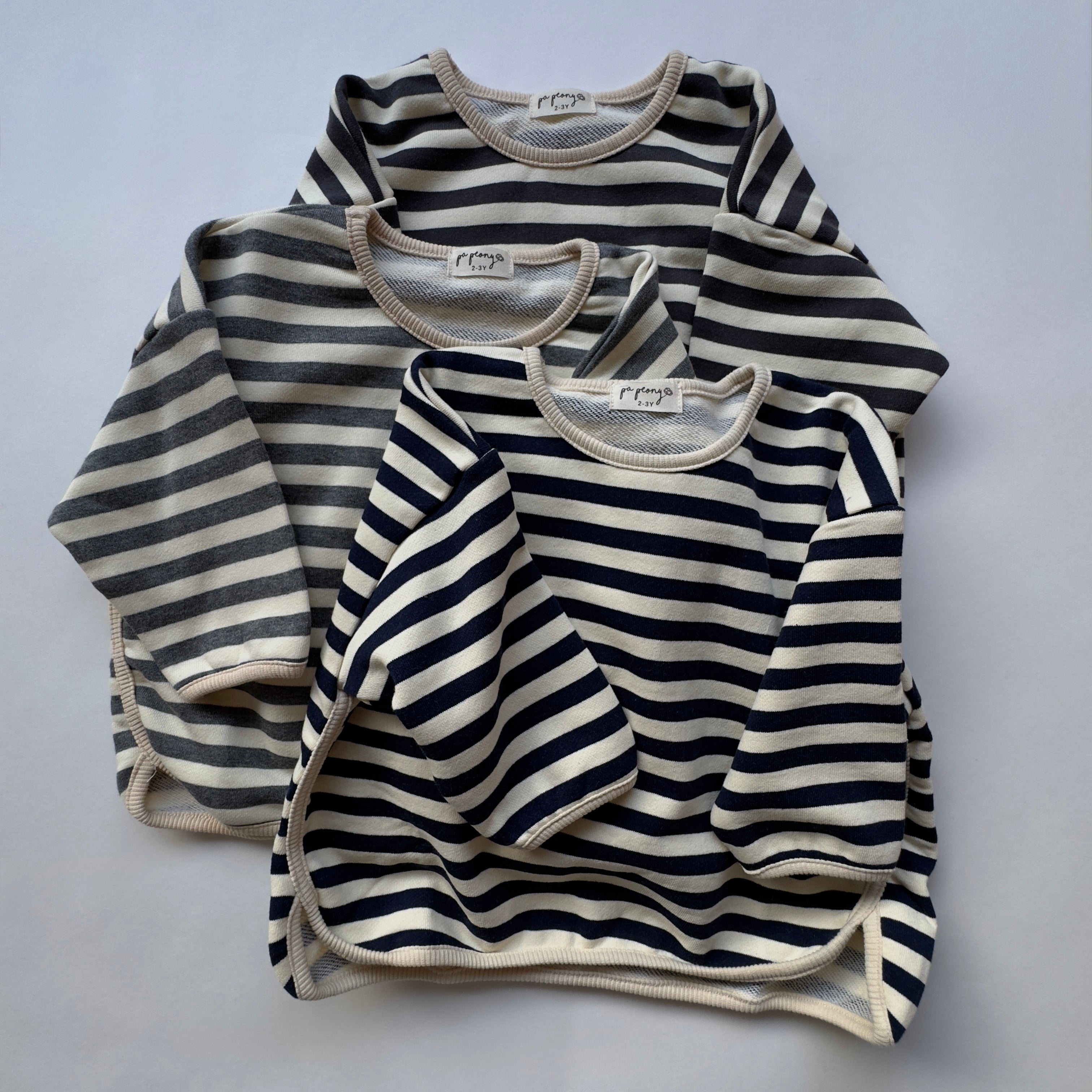 Striped sweatshirt "Nomi" - PaPeony