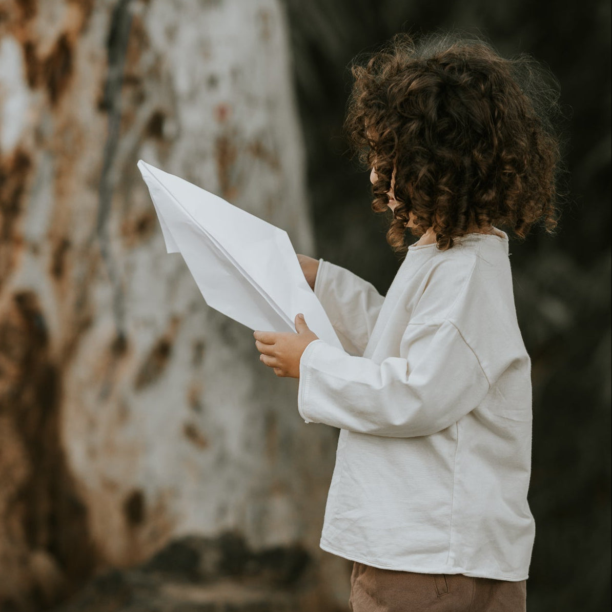 T-shirt with raw edges "Ari" - PaPeony