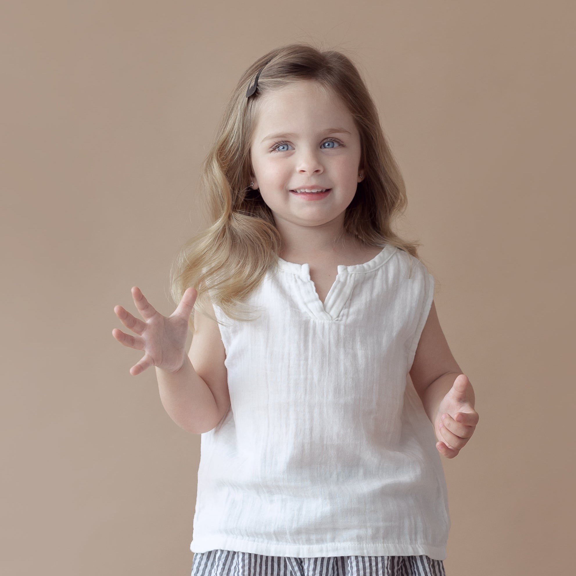 טופ יוניסקס מבד טטרה (תכלת) - PaPeony