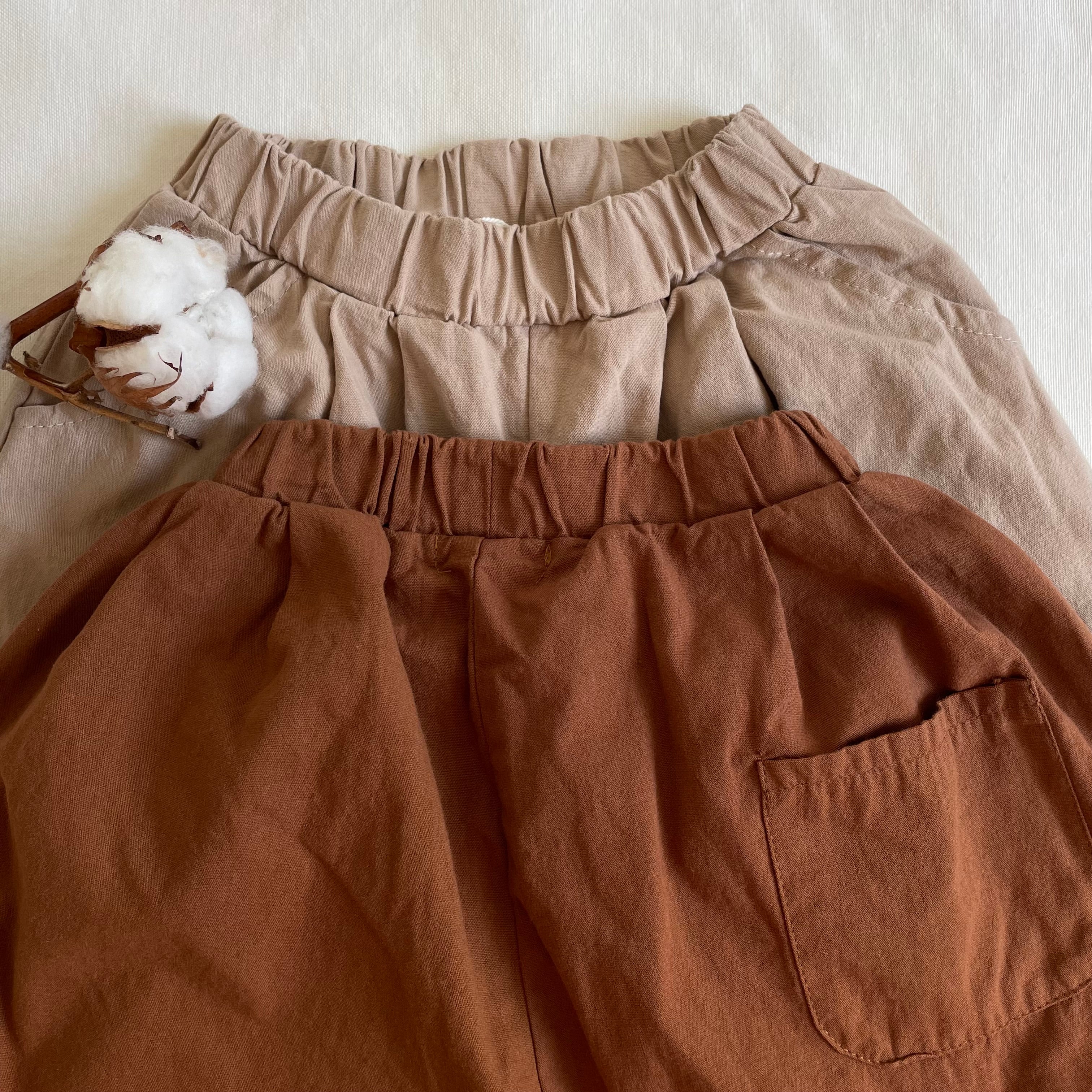 מכנסיים "רומי" (שמנת) - PaPeony