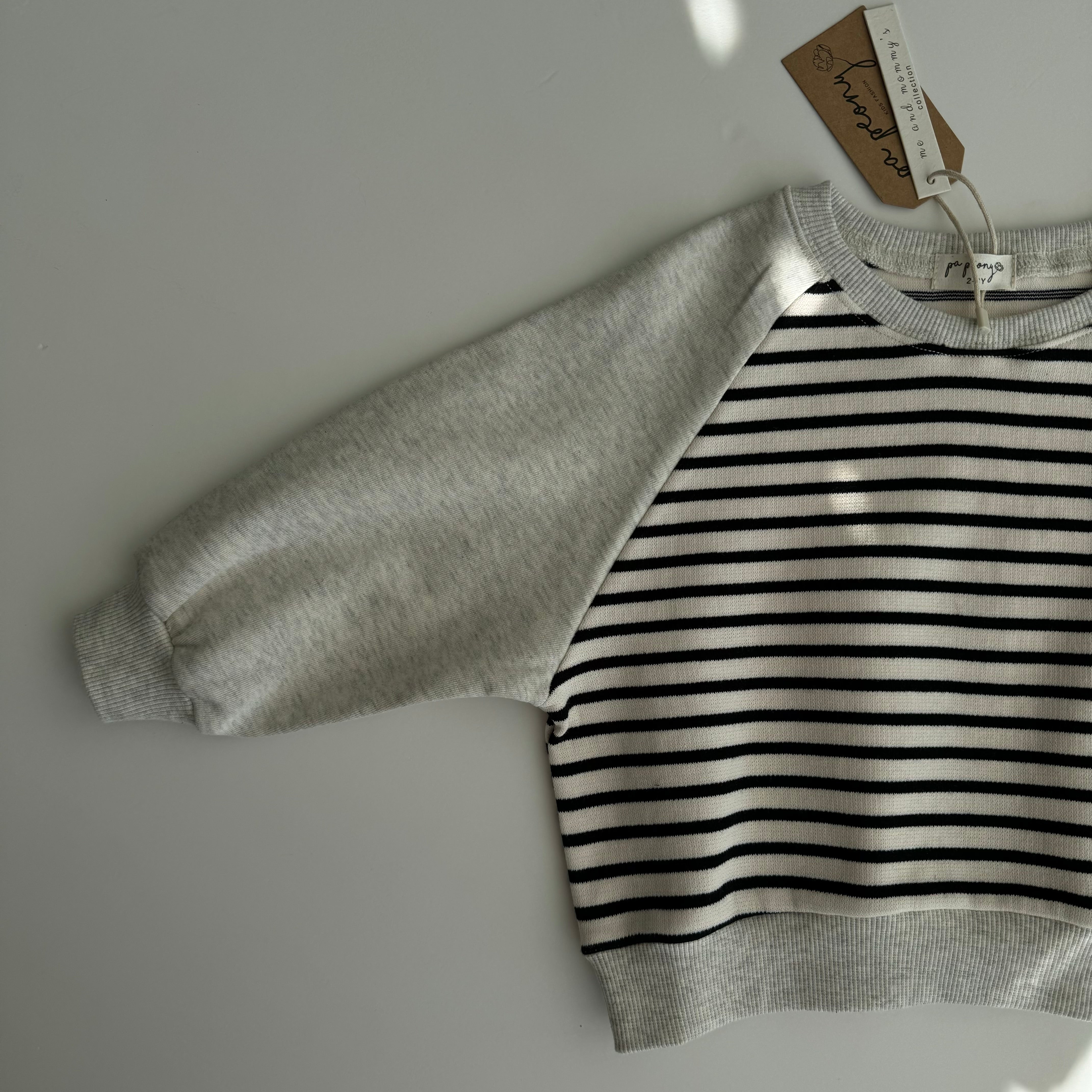 Striped sweatshirt "Odri" - PaPeony