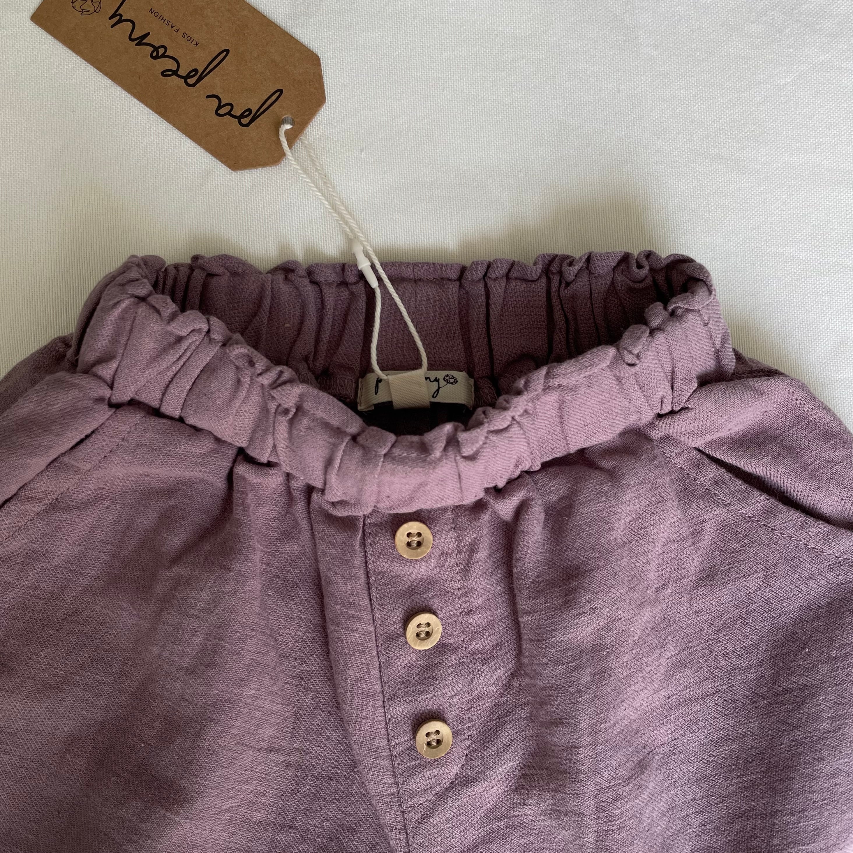 מכנס קצר "אגם" (אפור) - PaPeony