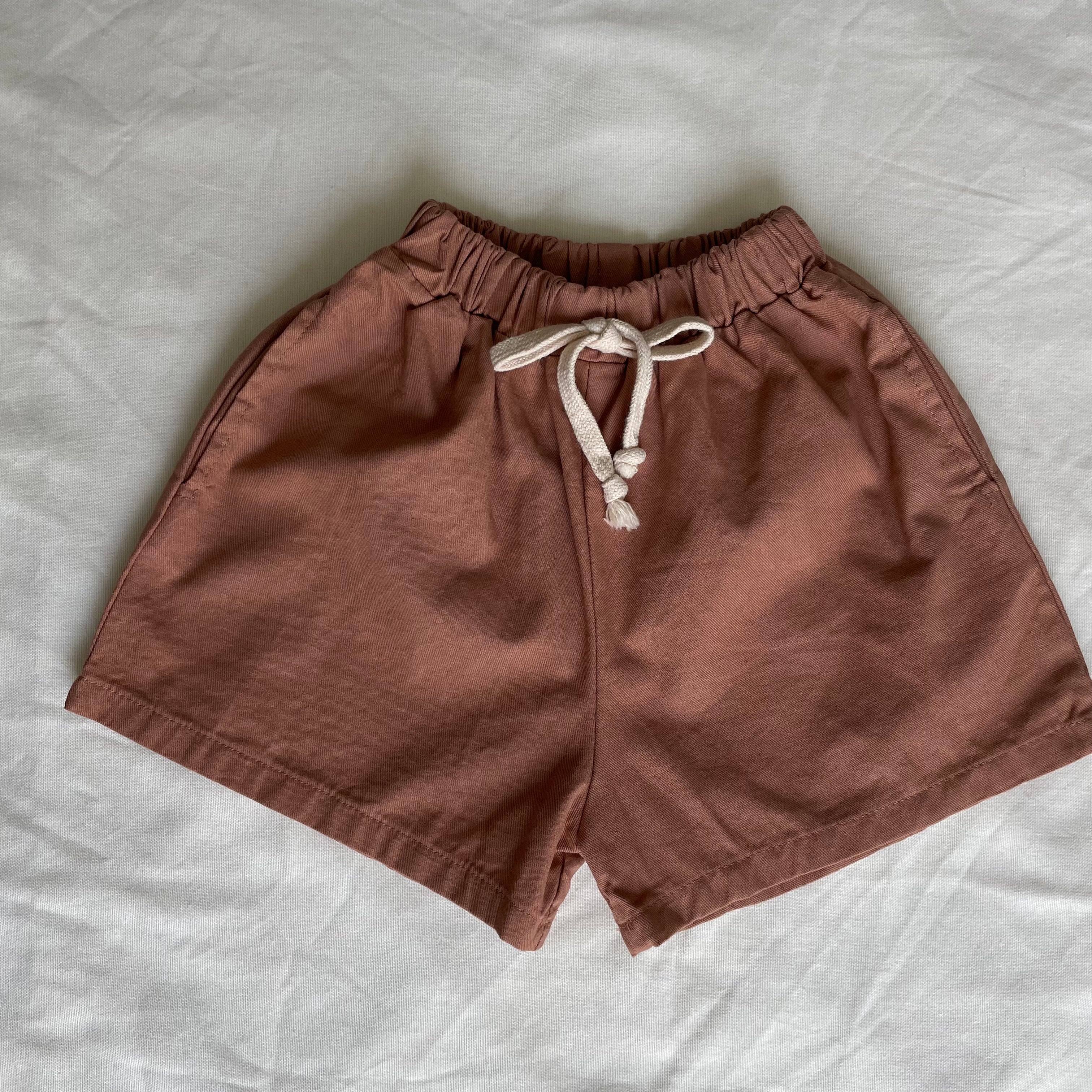 מכנס קצר מתרחב "אורלי" (טרקוטה) - PaPeony