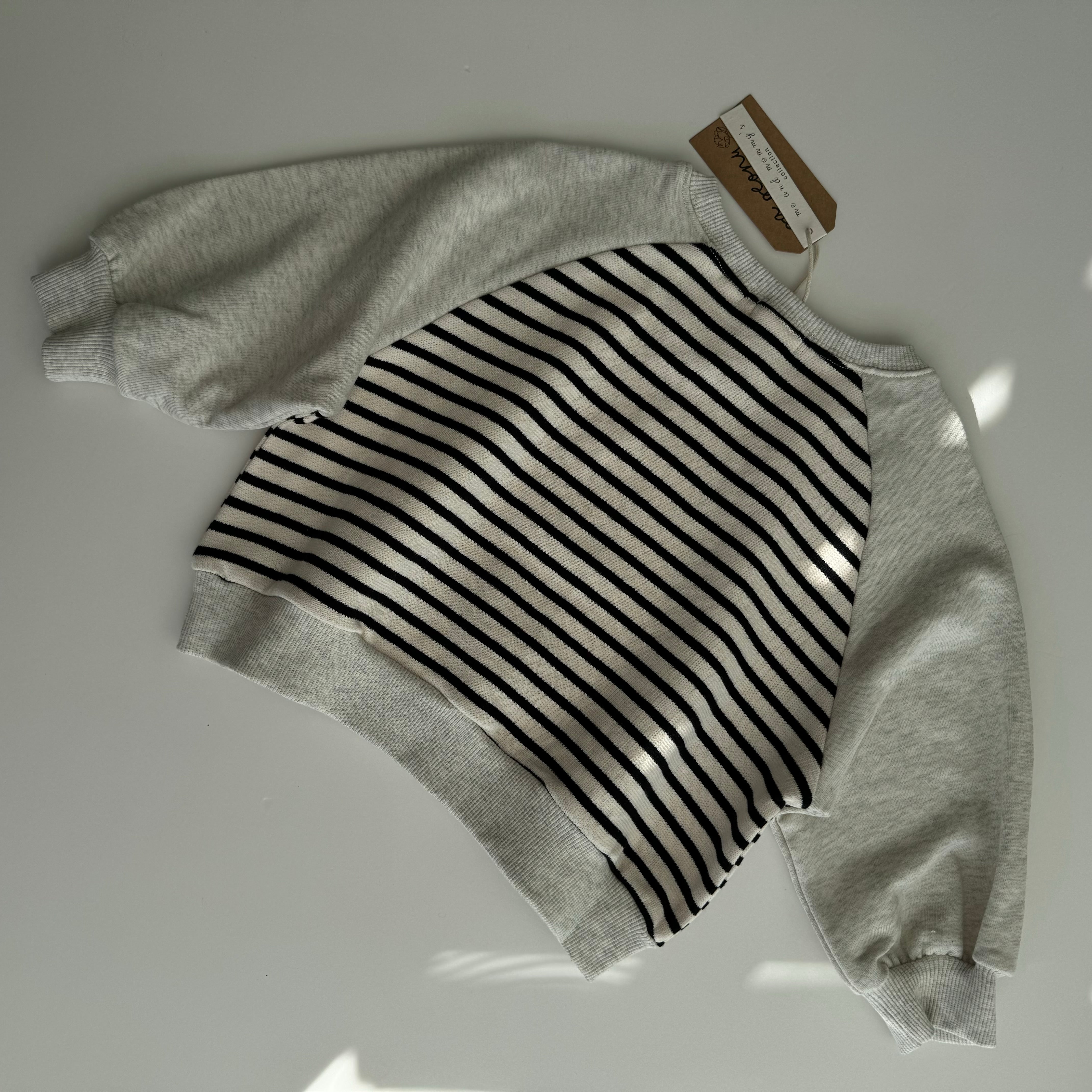 Striped sweatshirt "Odri" - PaPeony