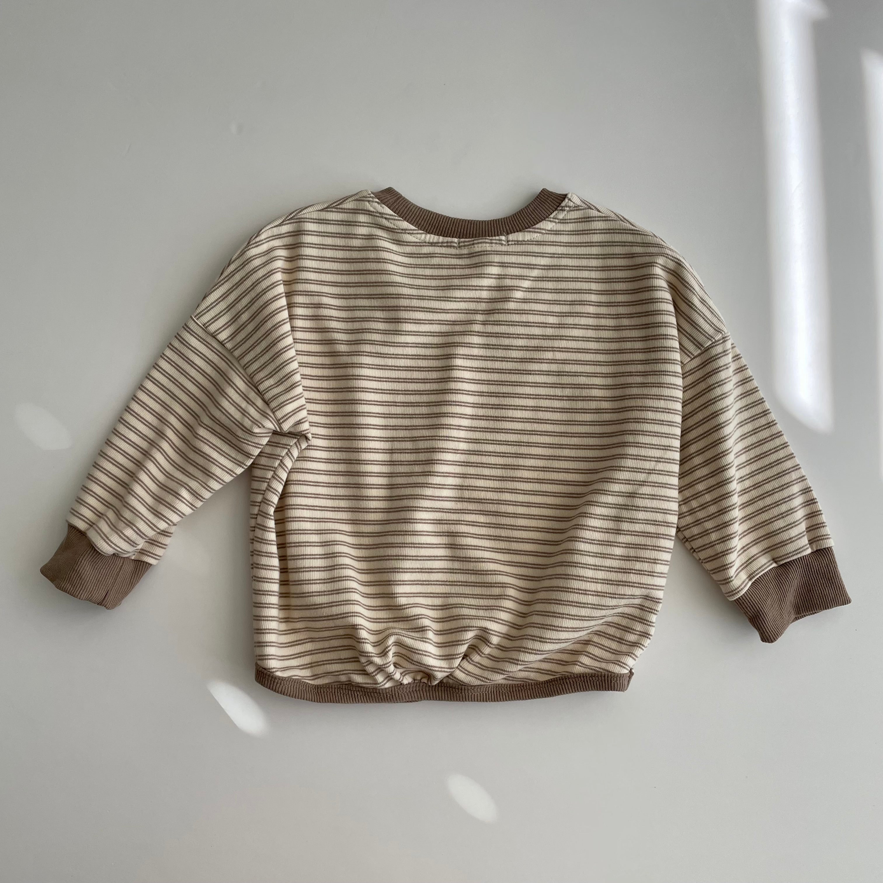 סווטשרט אוברסייז פסים "כרם" - PaPeony