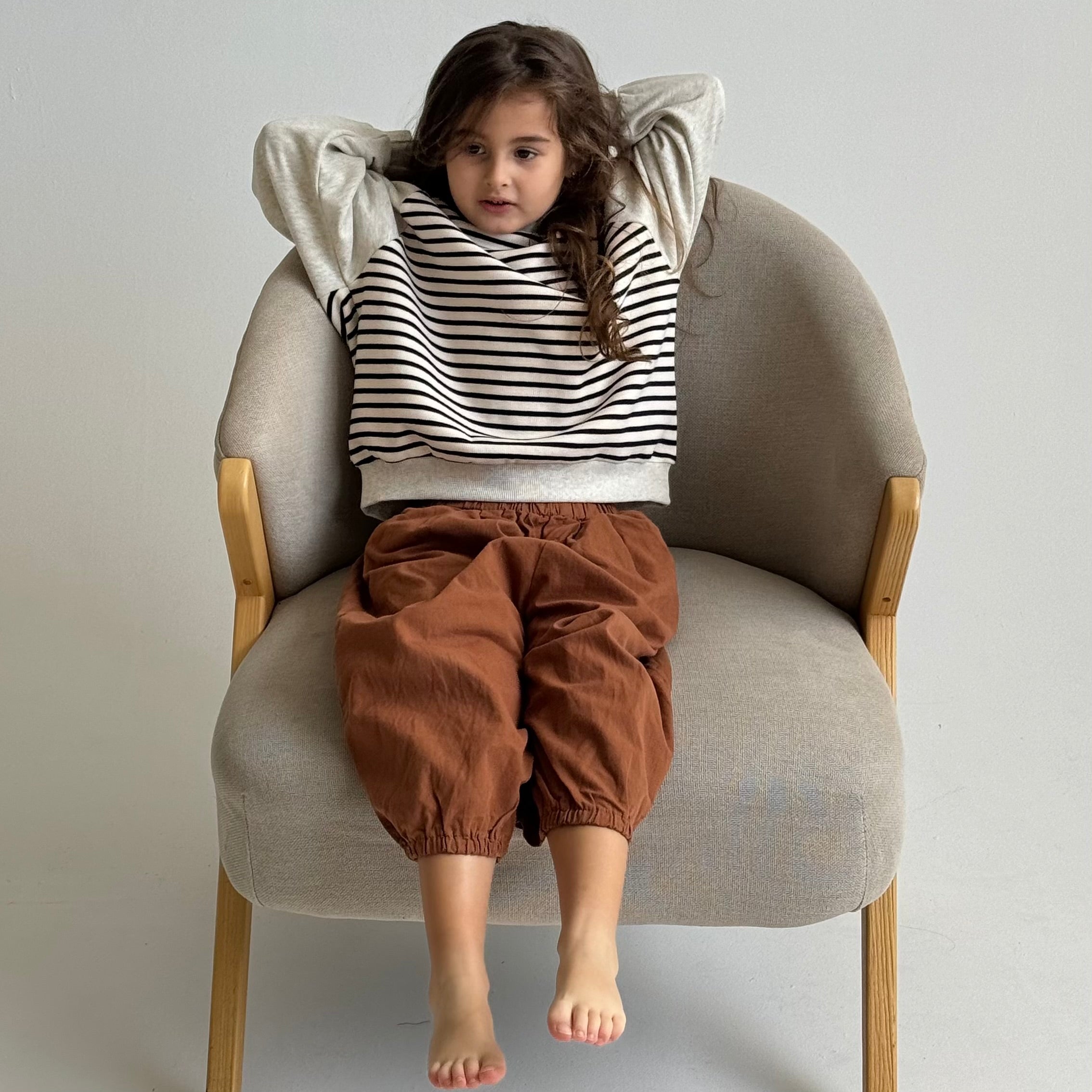 Striped sweatshirt "Odri" - PaPeony