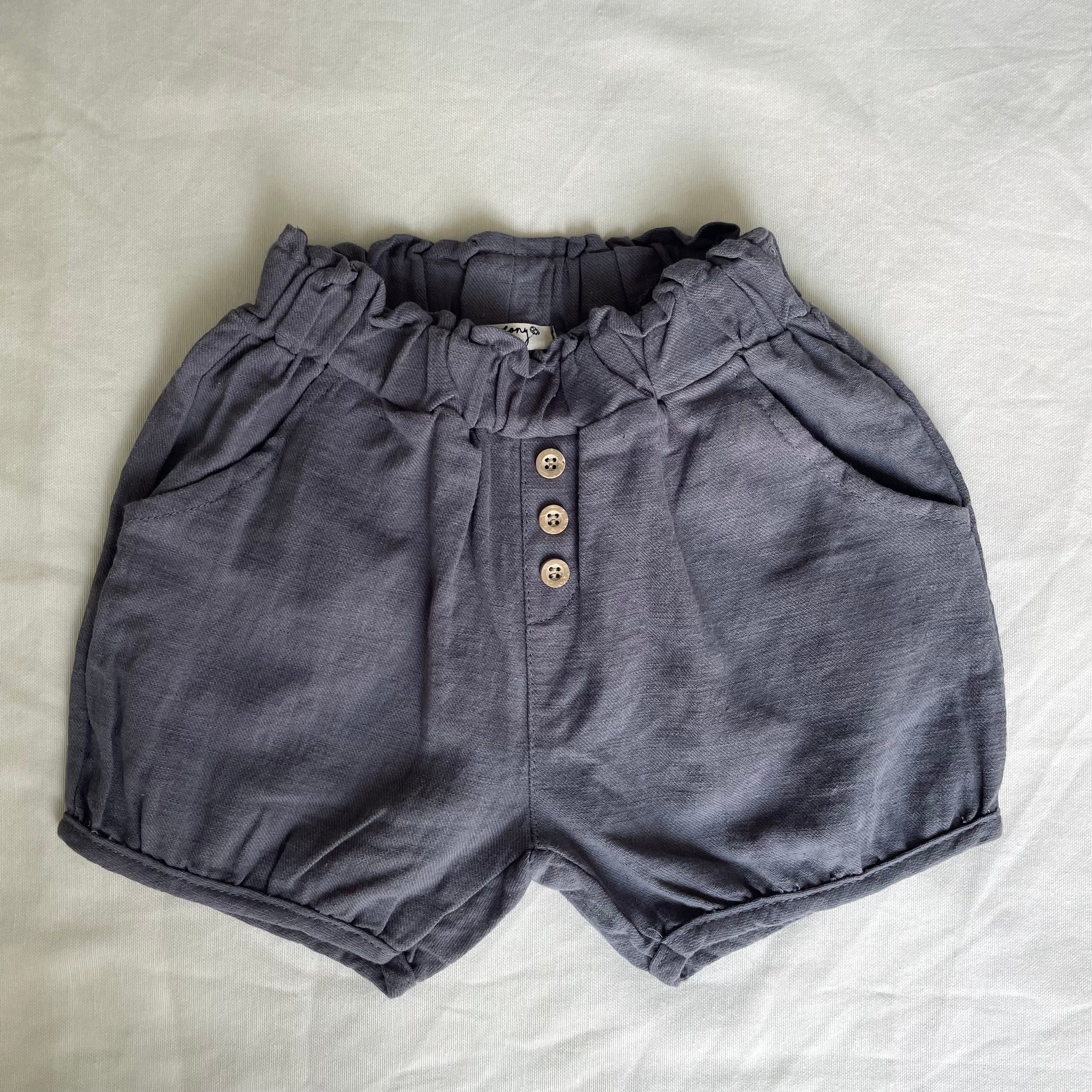 מכנס קצר "אגם" (אפור) - PaPeony