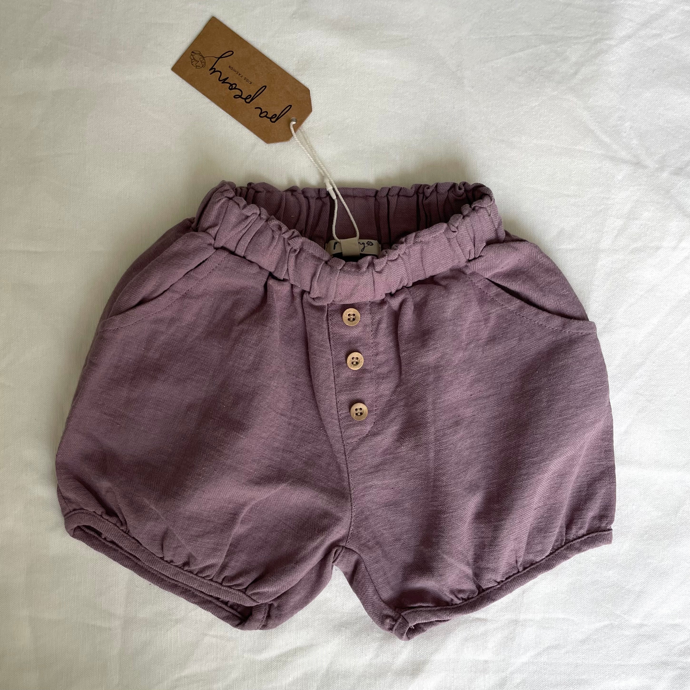 מכנס קצר "אגם" (אפור) - PaPeony