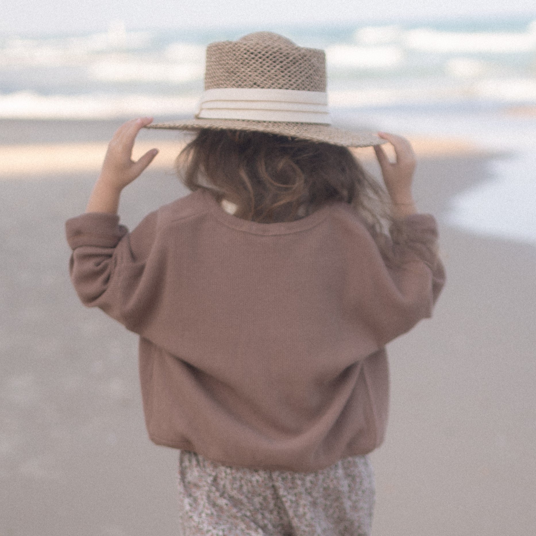 קרדיגן דק בד וופל (קפה) - PaPeony