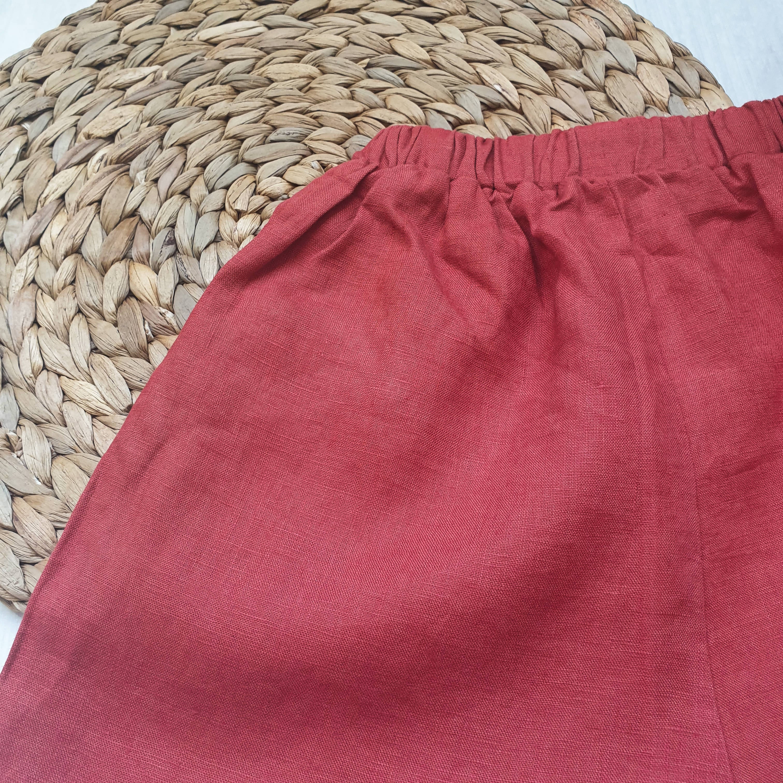 מכנסיים קצרים צבעוניים (ירוק מנטה) - PaPeony