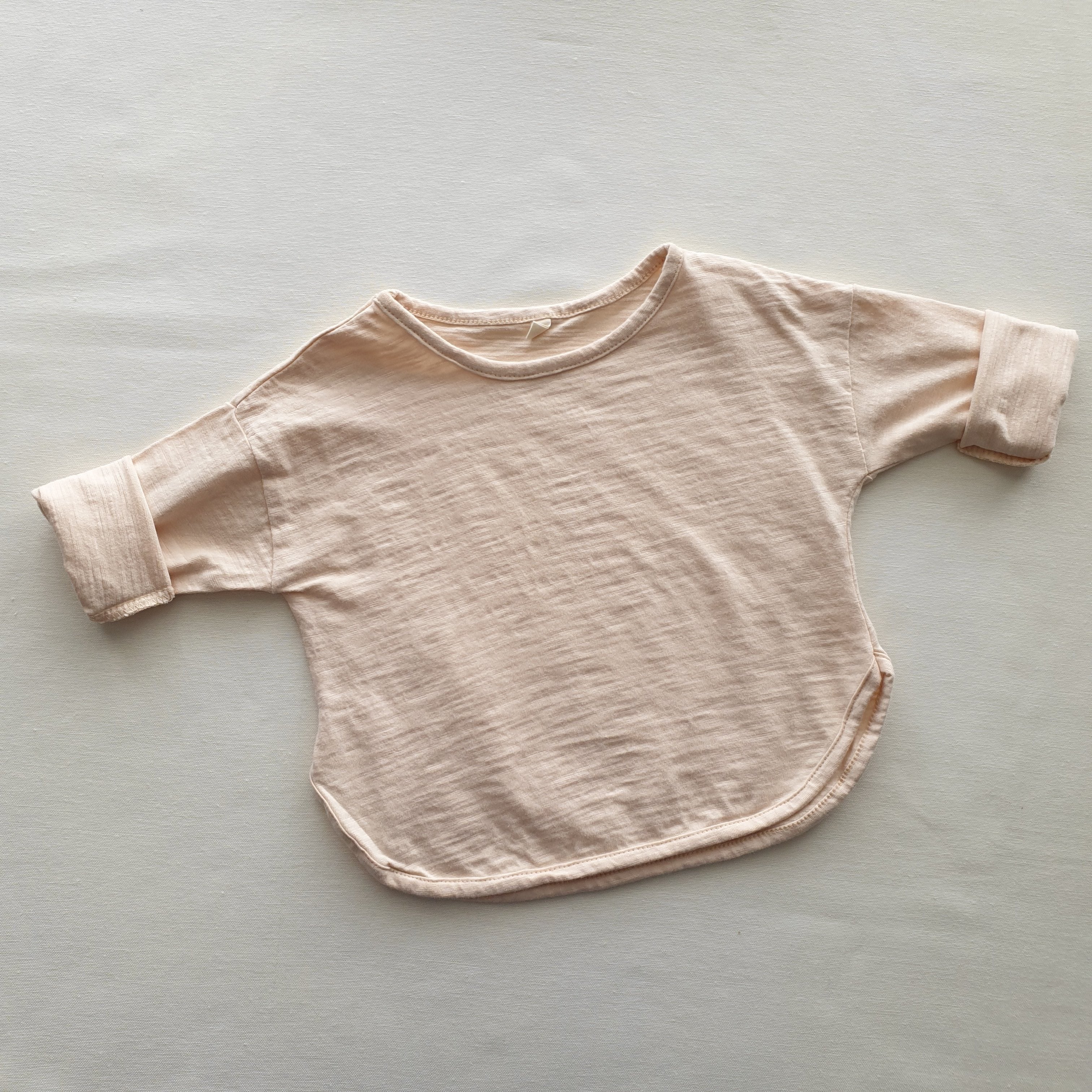 חולצת טי בייסיק שרוול ארוך (ארמי) - PaPeony