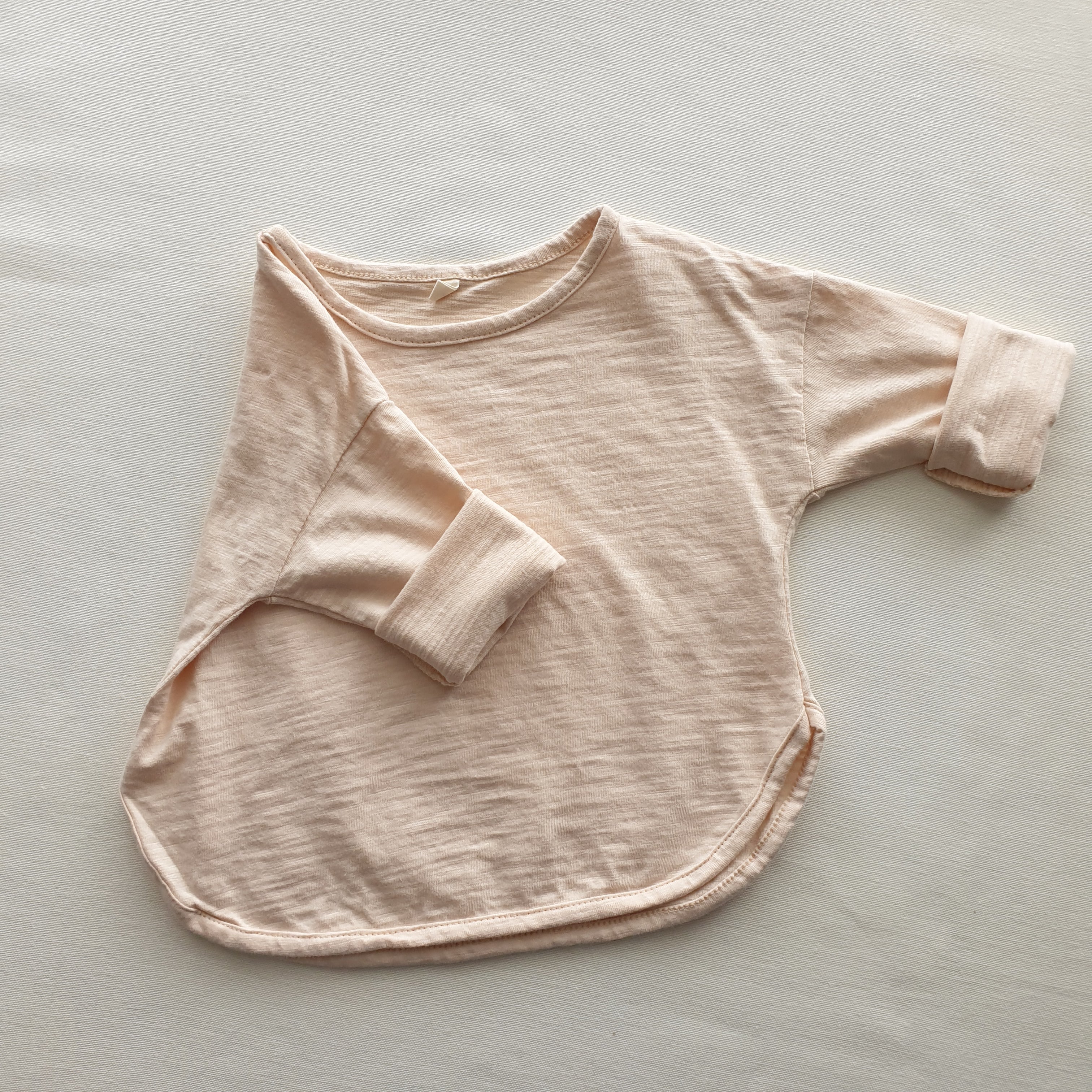 חולצת טי בייסיק שרוול ארוך (ארמי) - PaPeony