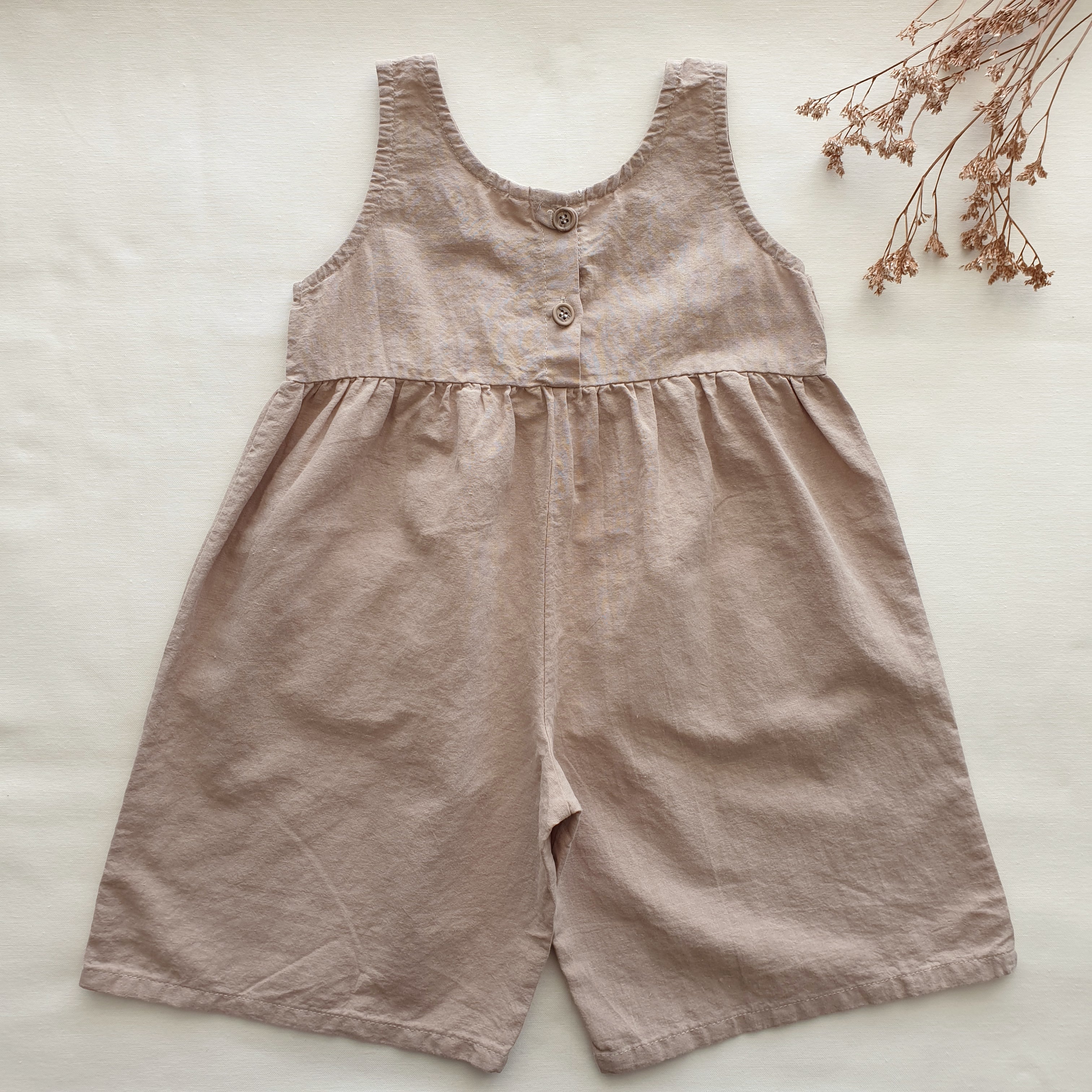 אוברול יוניסקס מכנס רחב (חקי) - PaPeony