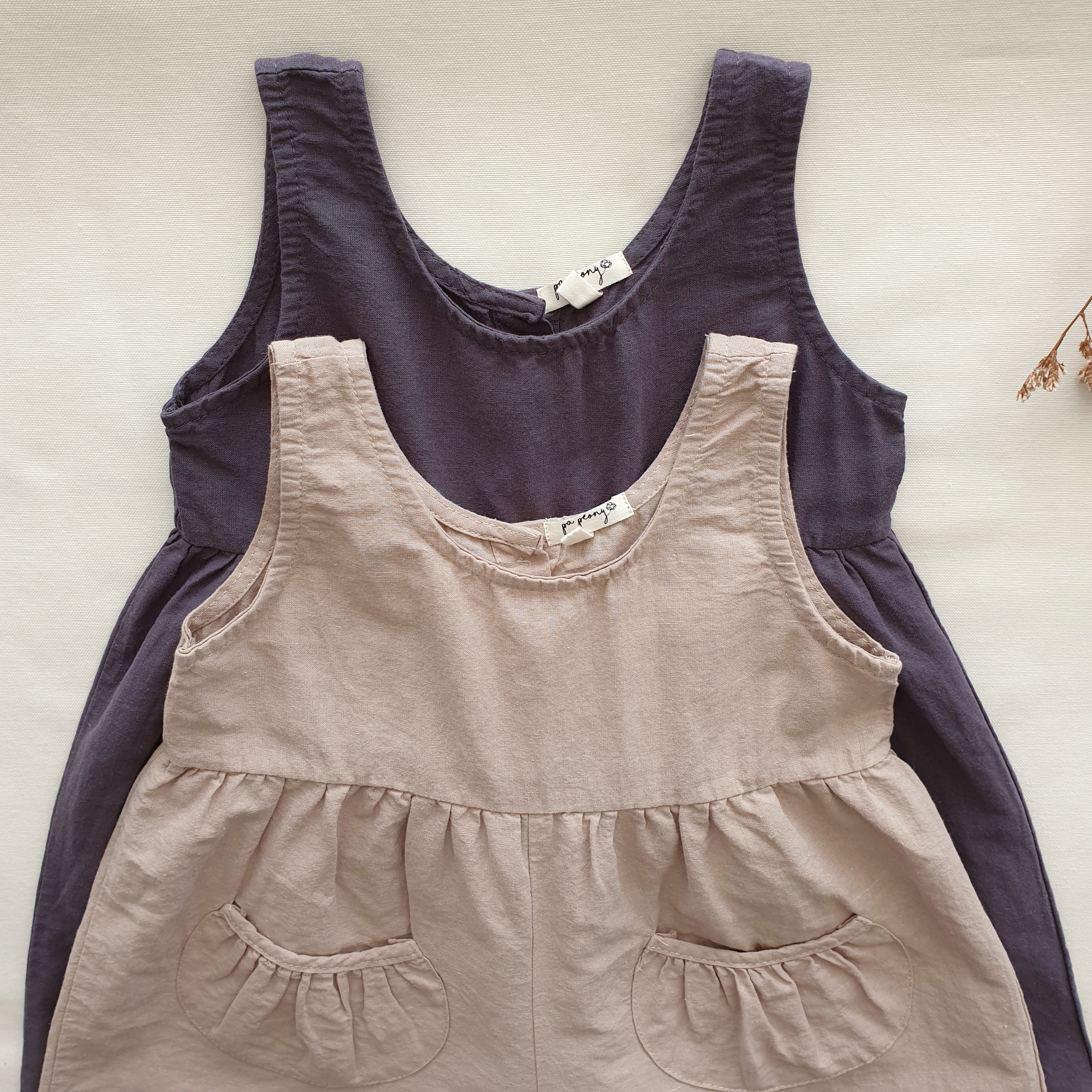 אוברול יוניסקס מכנס רחב (חקי) - PaPeony