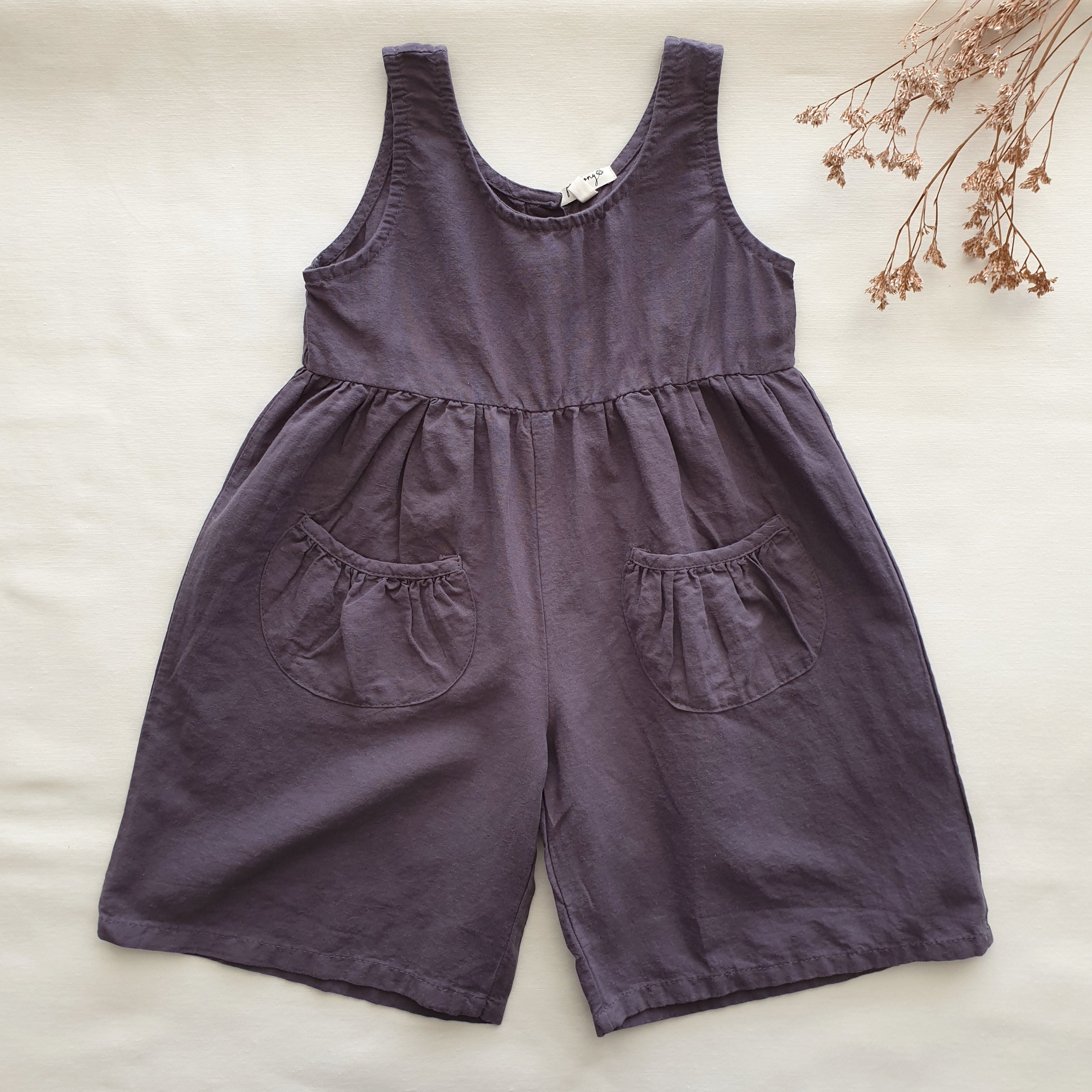 אוברול יוניסקס מכנס רחב (חקי) - PaPeony