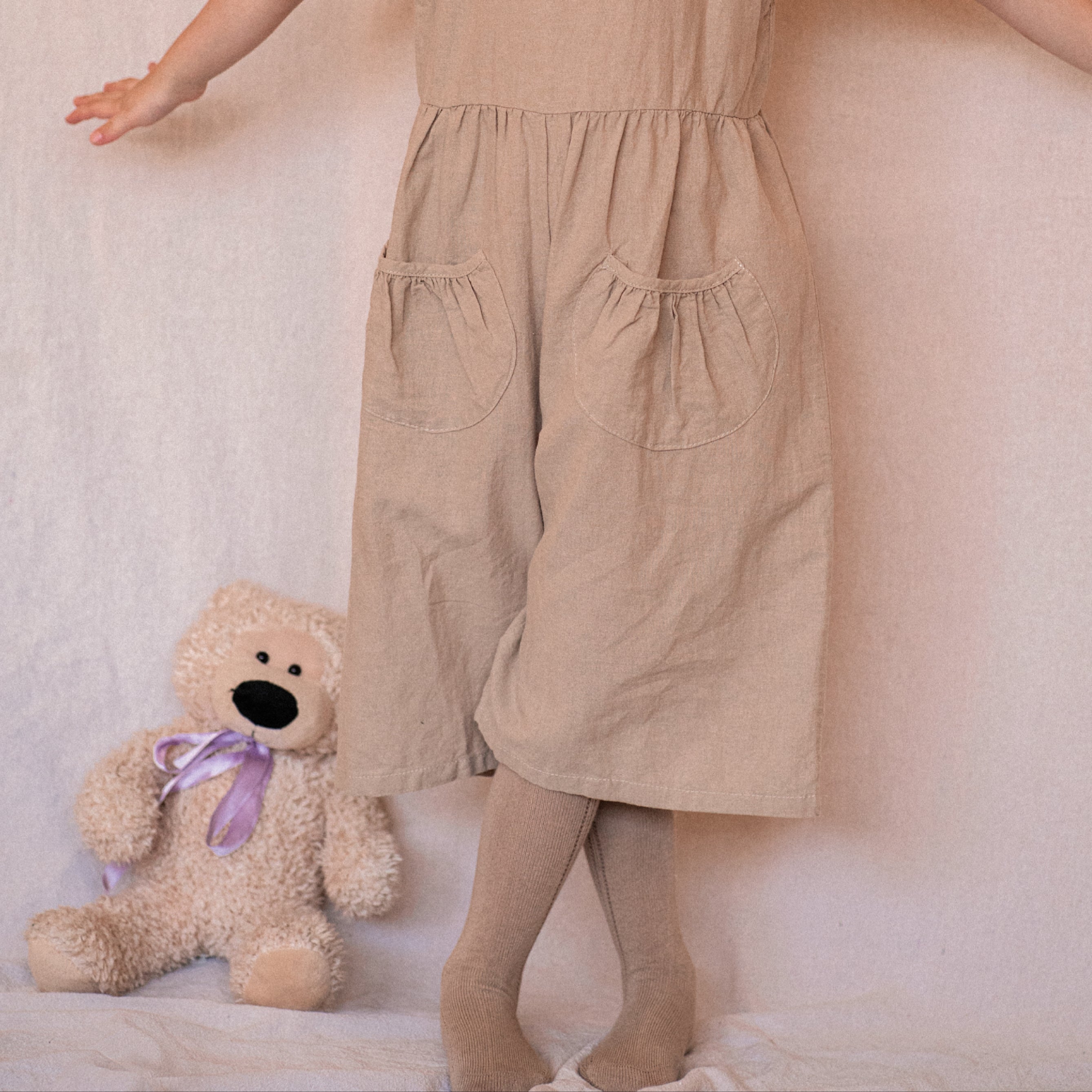 אוברול יוניסקס מכנס רחב (חקי) - PaPeony