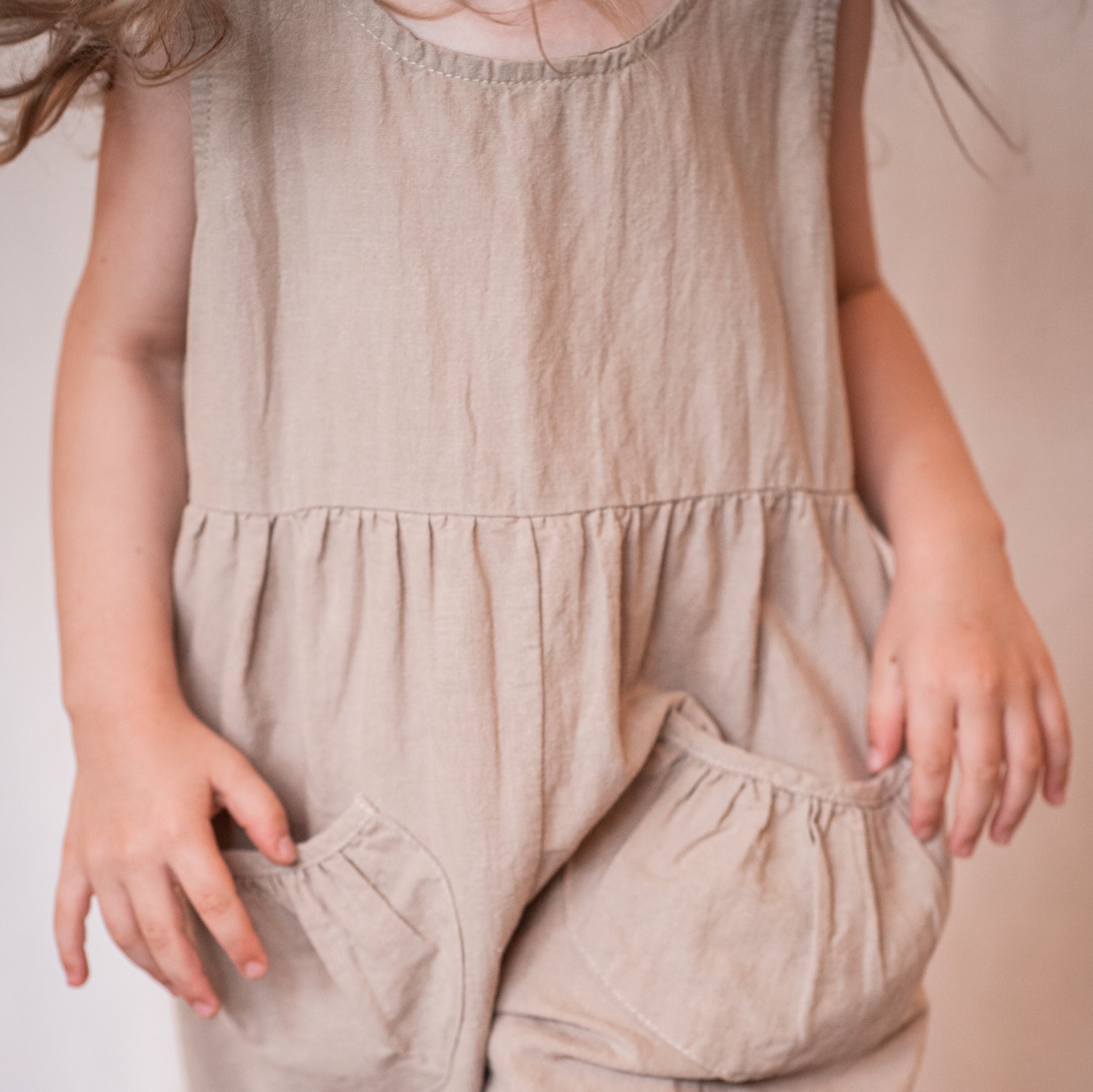 אוברול יוניסקס מכנס רחב (חקי) - PaPeony