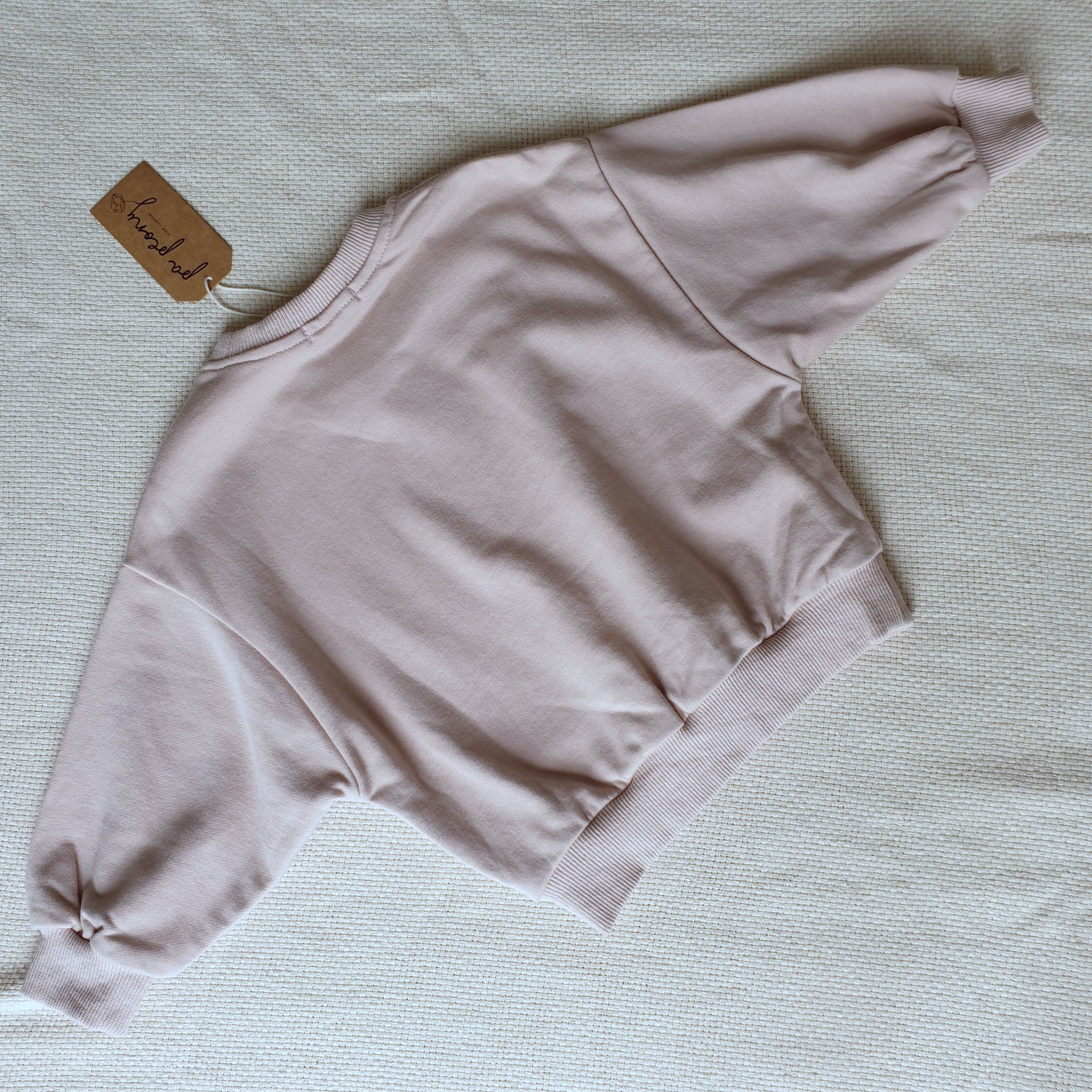 סווטשירט חלק שרוול עטלף (בז') - PaPeony