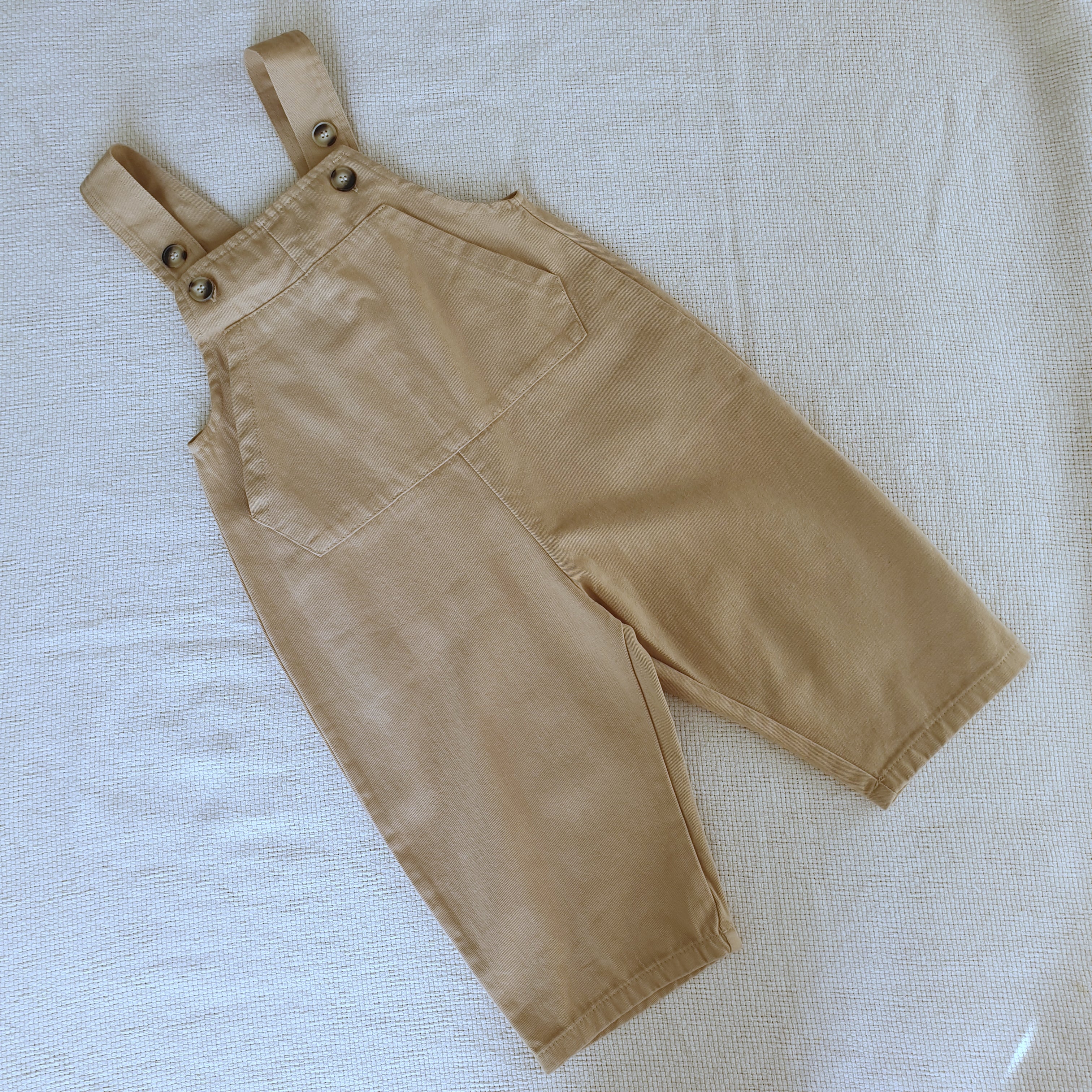 אוברול בז' מבד ג'ינס - PaPeony