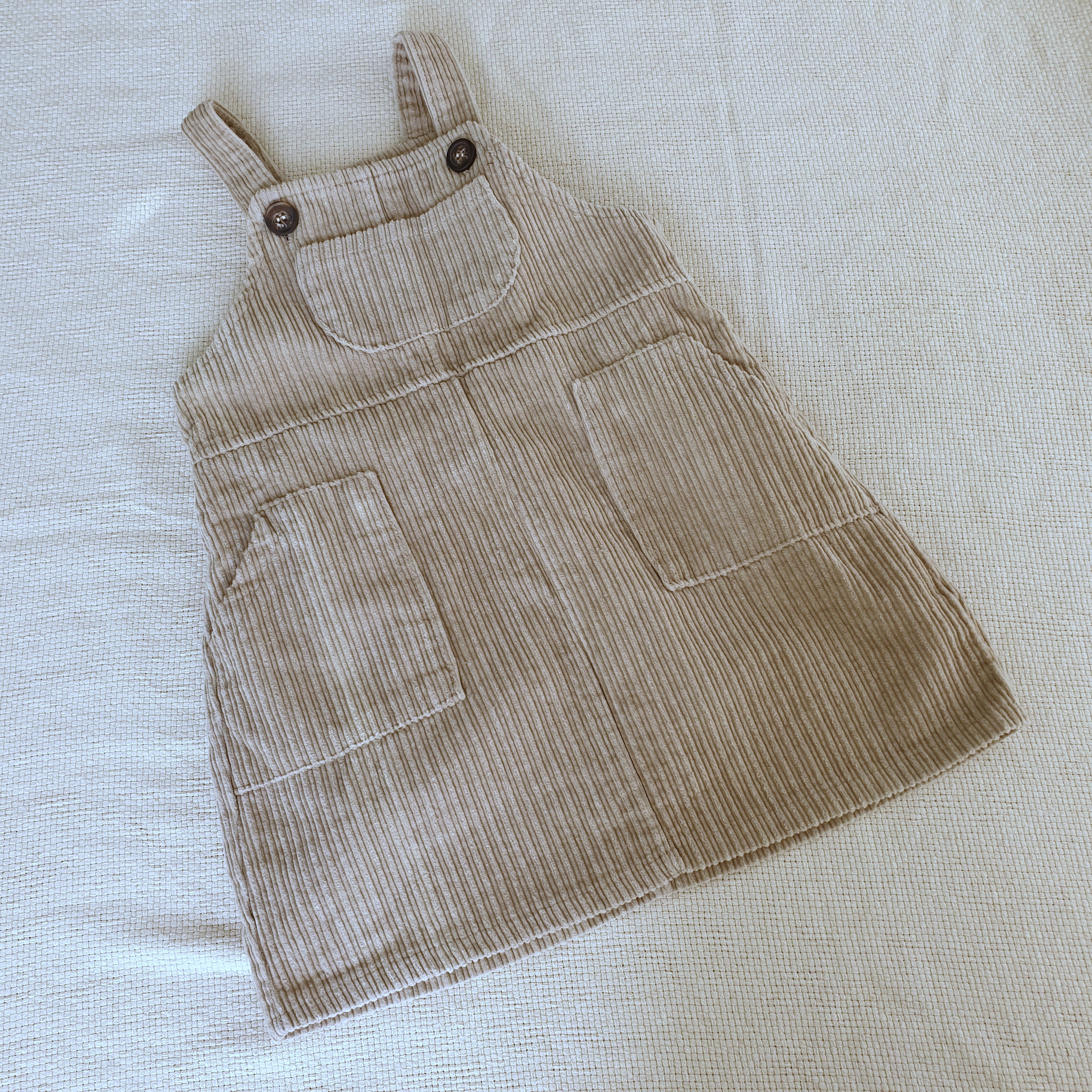 שמלת סרפן קורדרוי (בז') - PaPeony