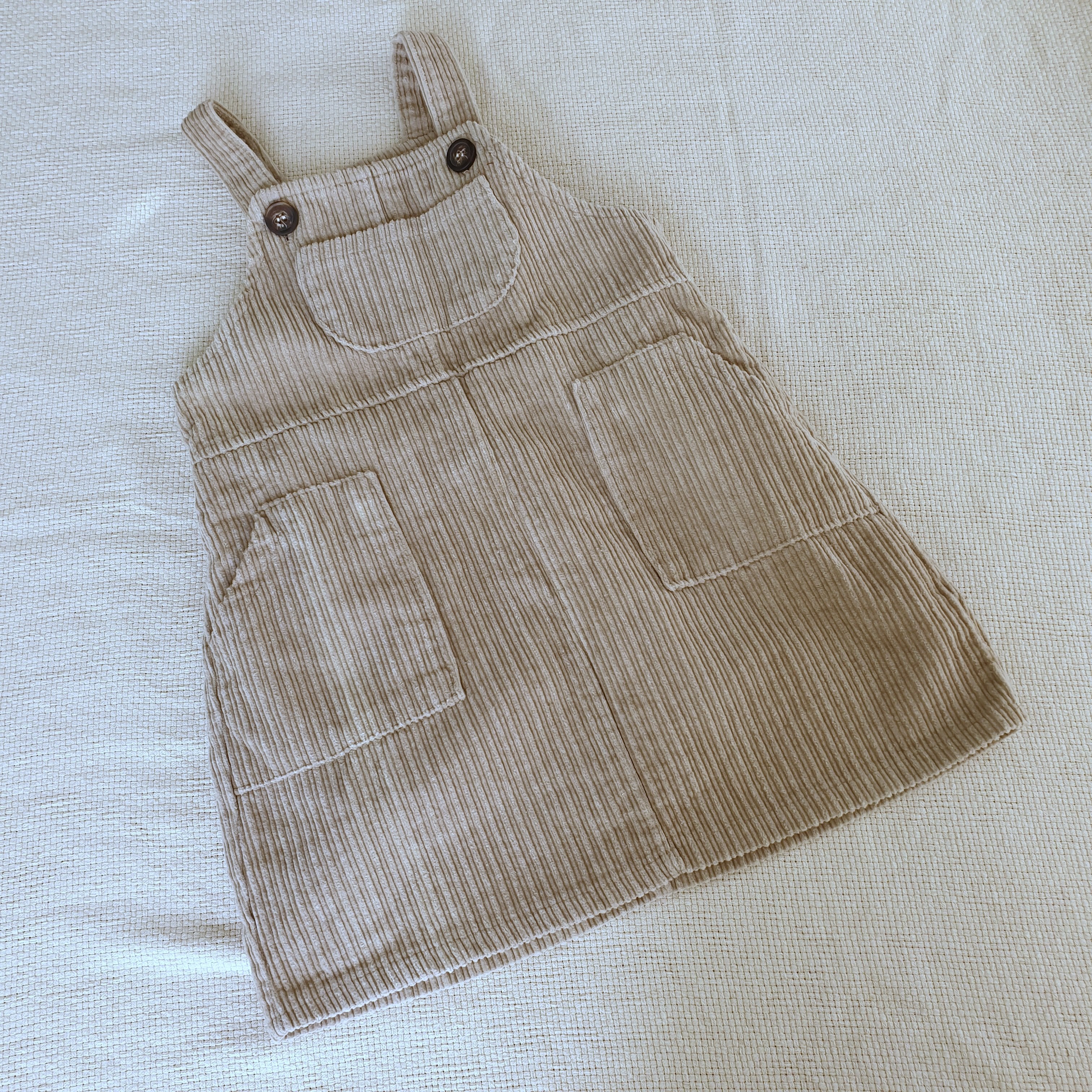 שמלת סרפן קורדרוי (חום) - PaPeony