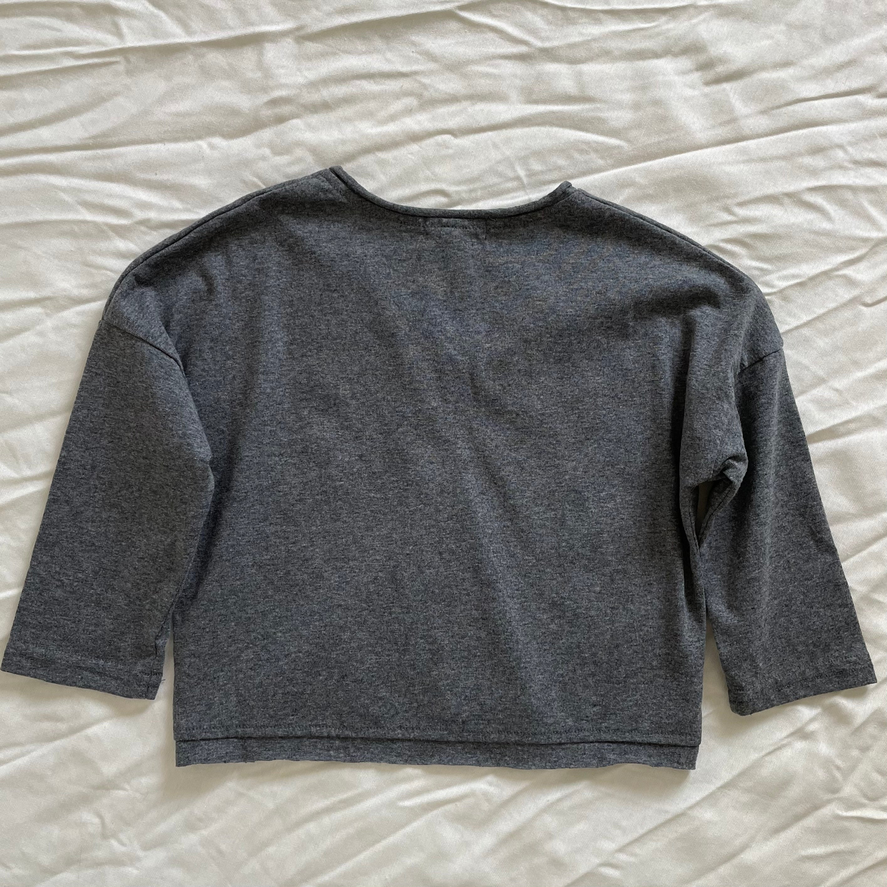 קרדיגן עם שוליים גולמיים (חרדל) - PaPeony