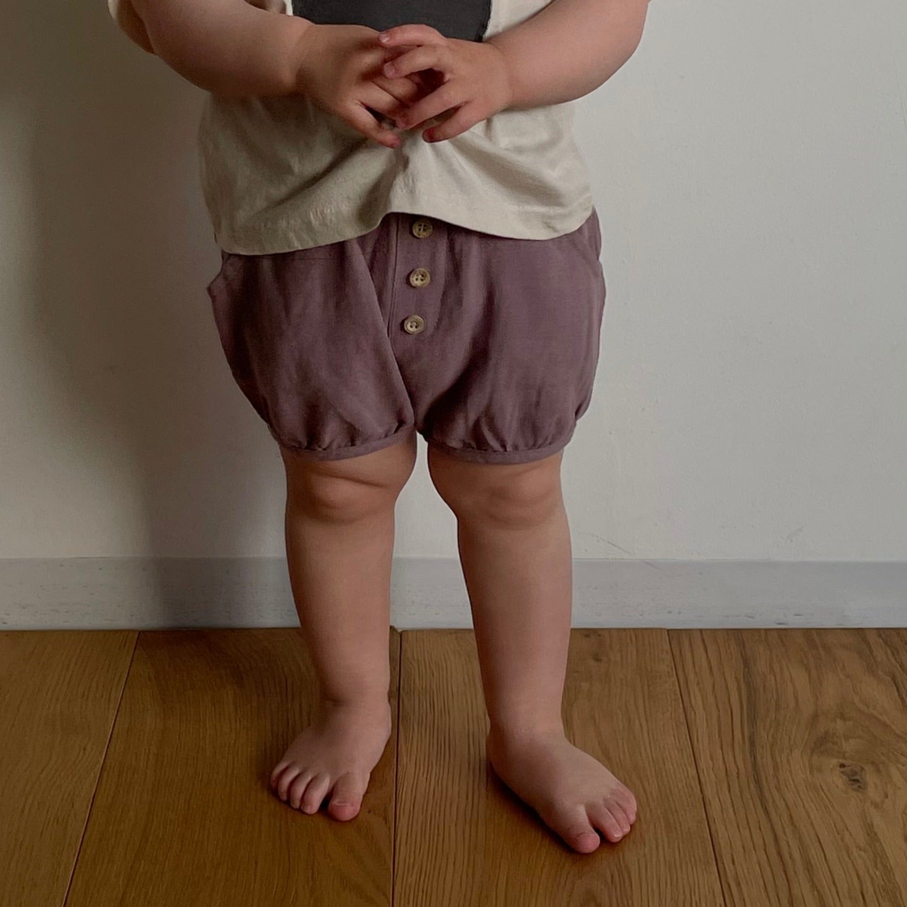 מכנס קצר "אגם" (סגול) - PaPeony