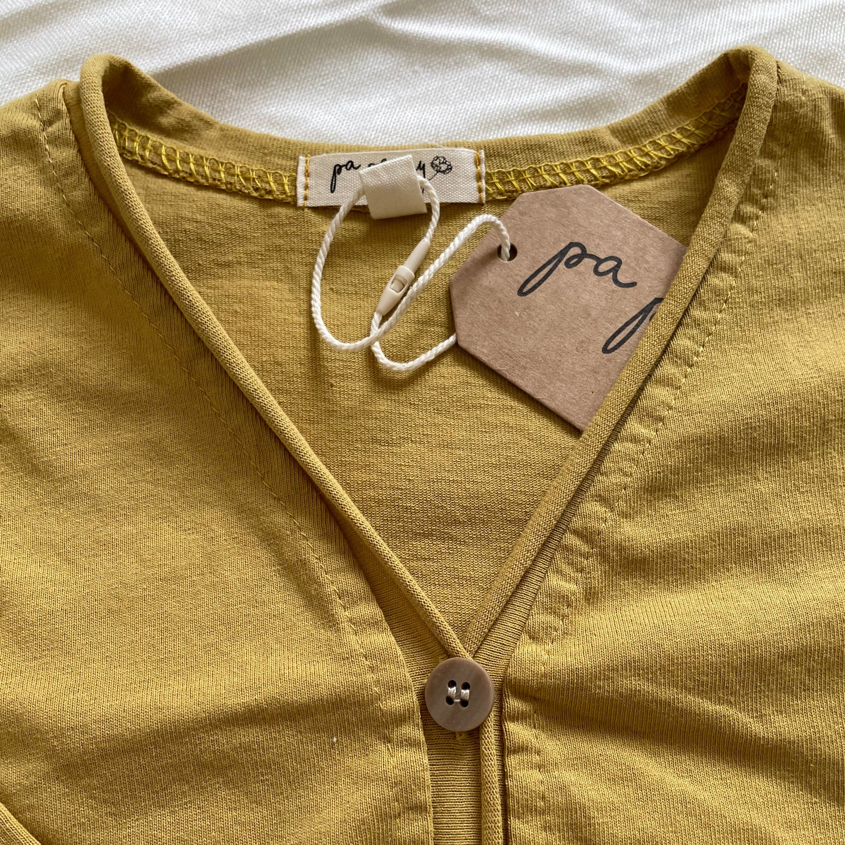 קרדיגן עם שוליים גולמיים (אפור מלאנג׳) - PaPeony