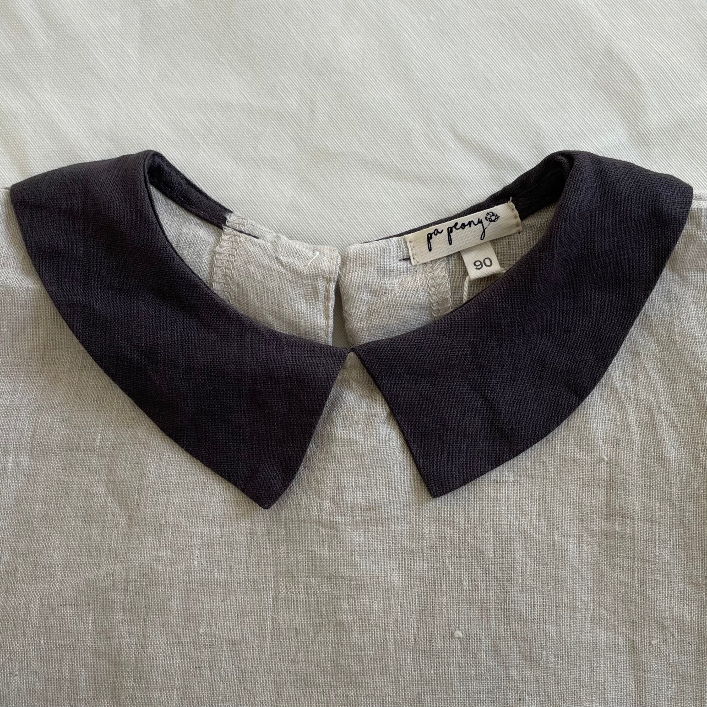 חולצת פשתן עם צווארון "דניס" - PaPeony