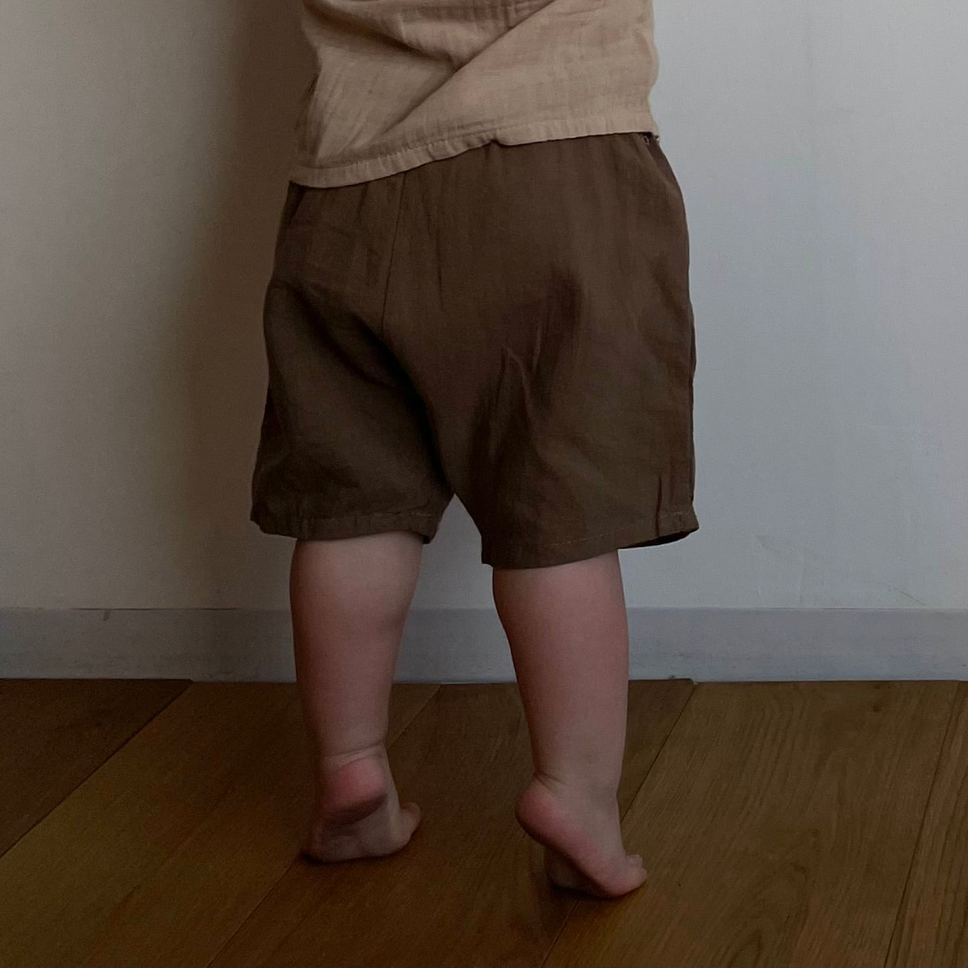 מכנסיים קצרים "עומר" (חרדל) - PaPeony