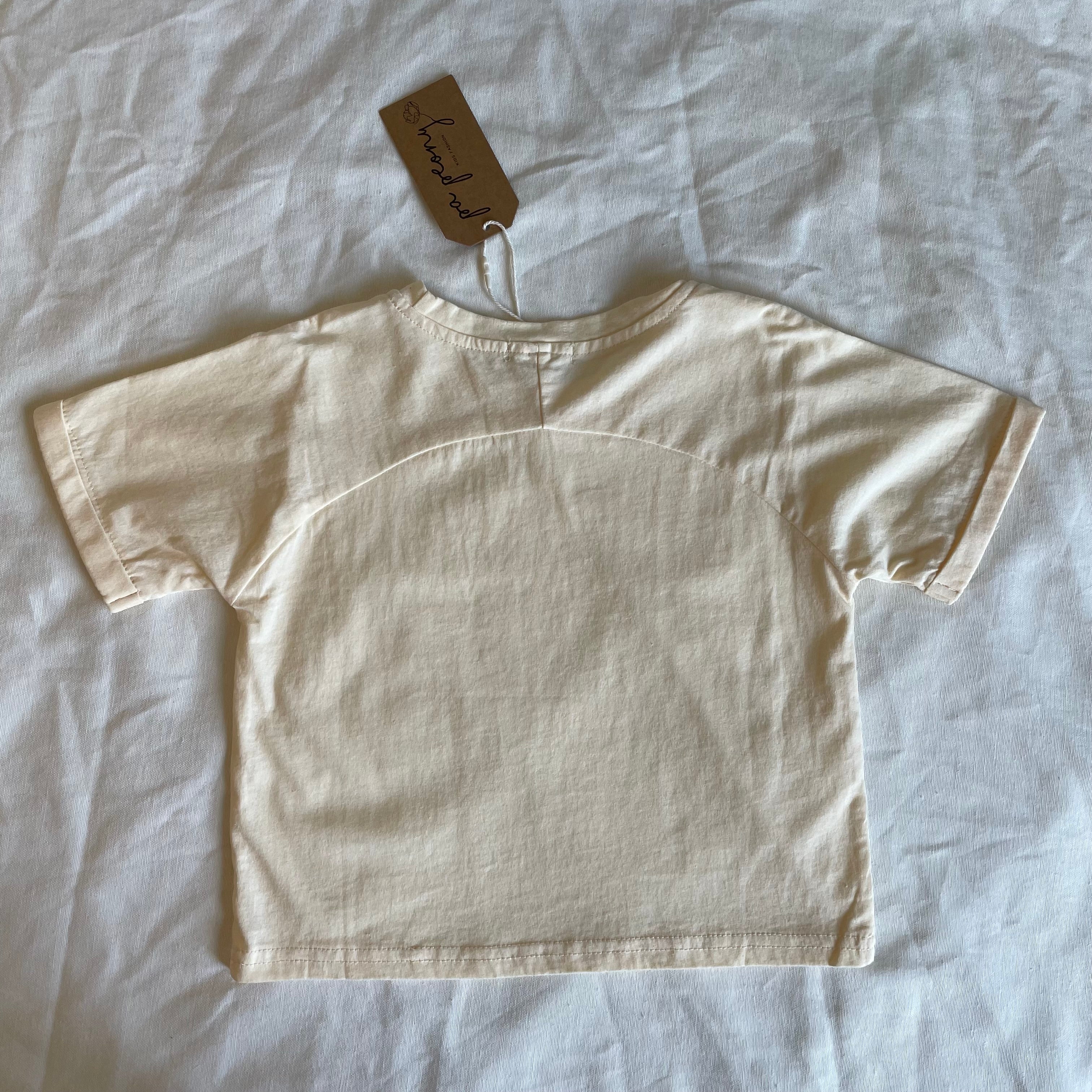 חולצת טי עם גב תפור (אופוויט) - PaPeony