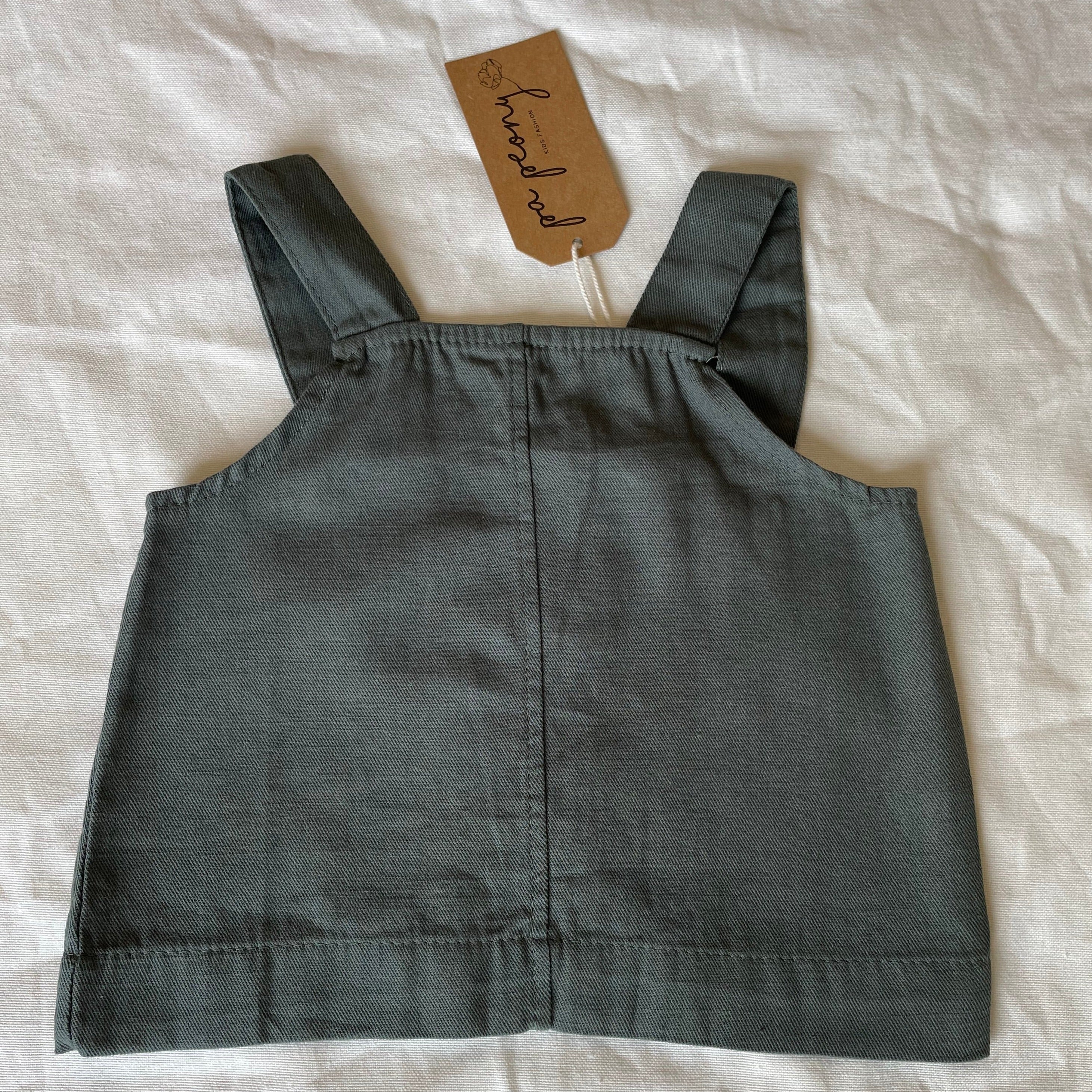 טופ עם גב פתוח (ארמי) - PaPeony