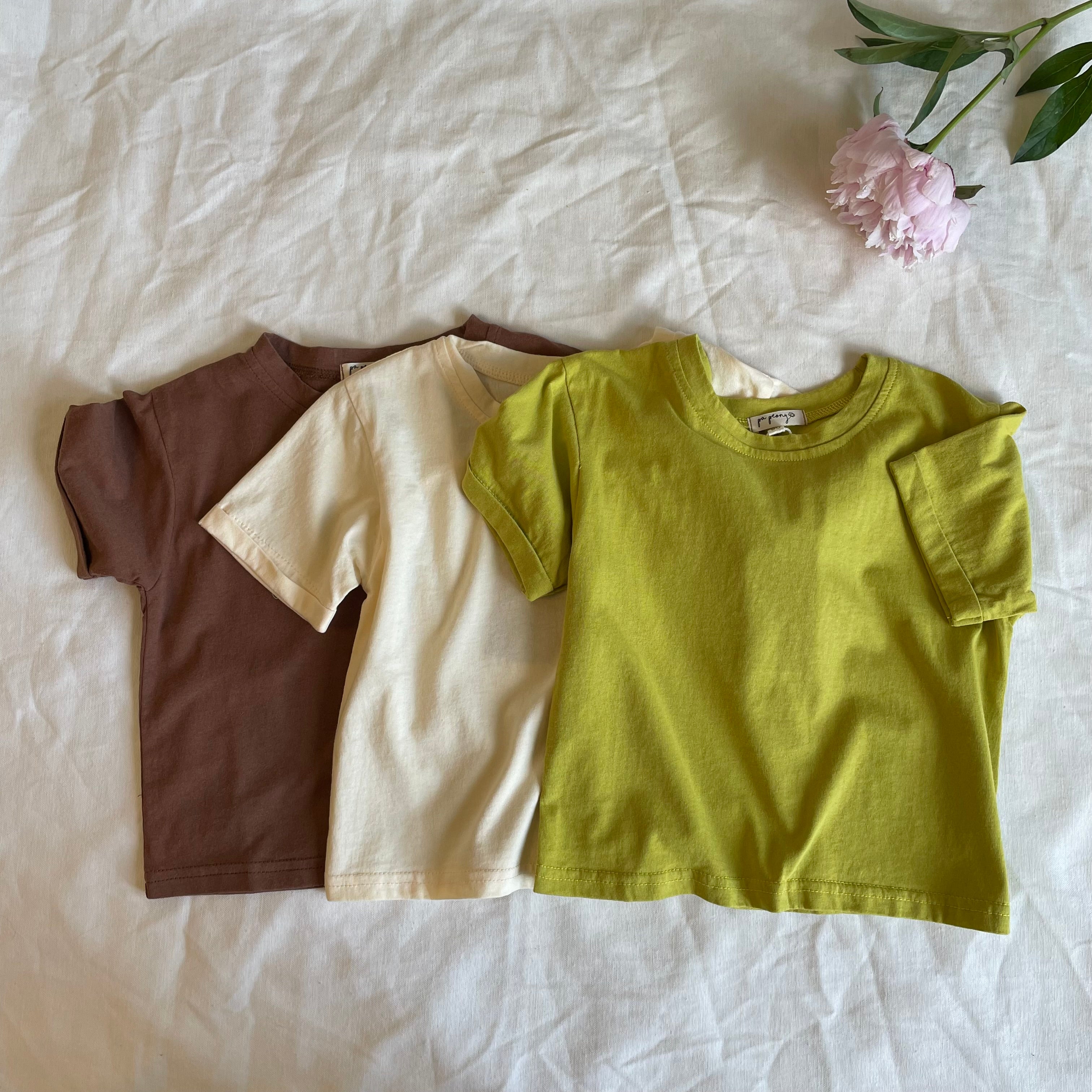 חולצת טי עם גב תפור (אופוויט) - PaPeony