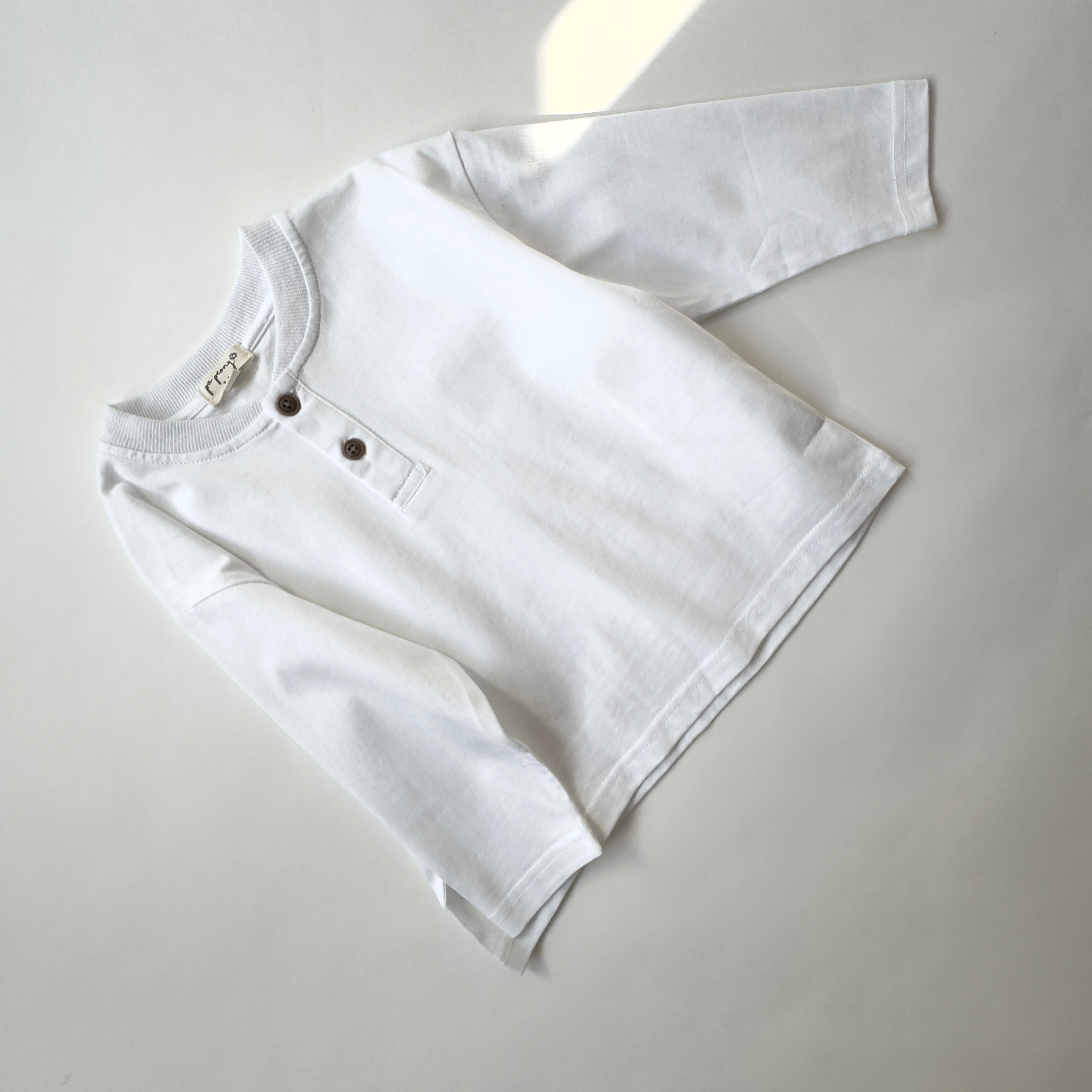 White polo “Dor” - PaPeony