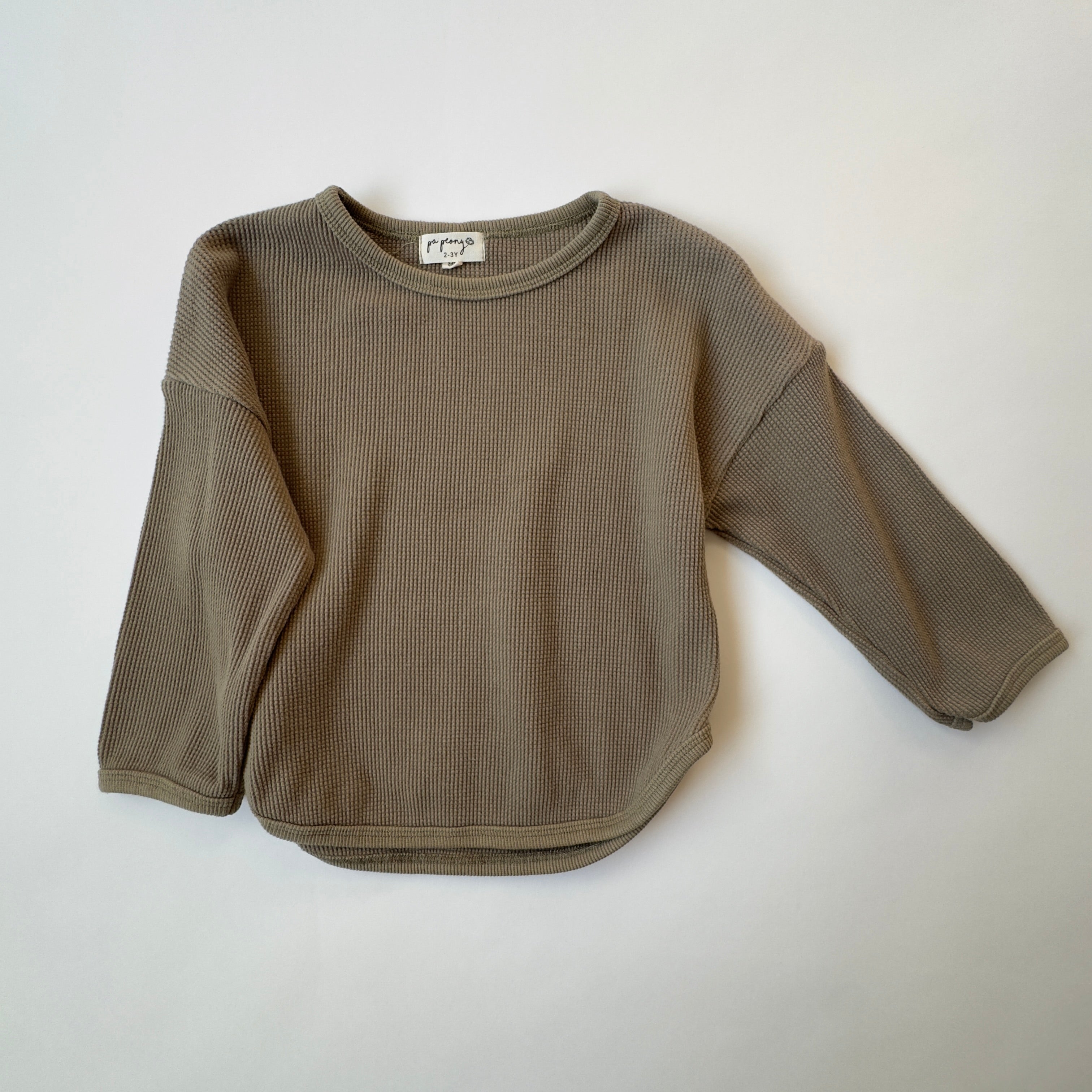 Waffle sweatshirt "Lis" - PaPeony