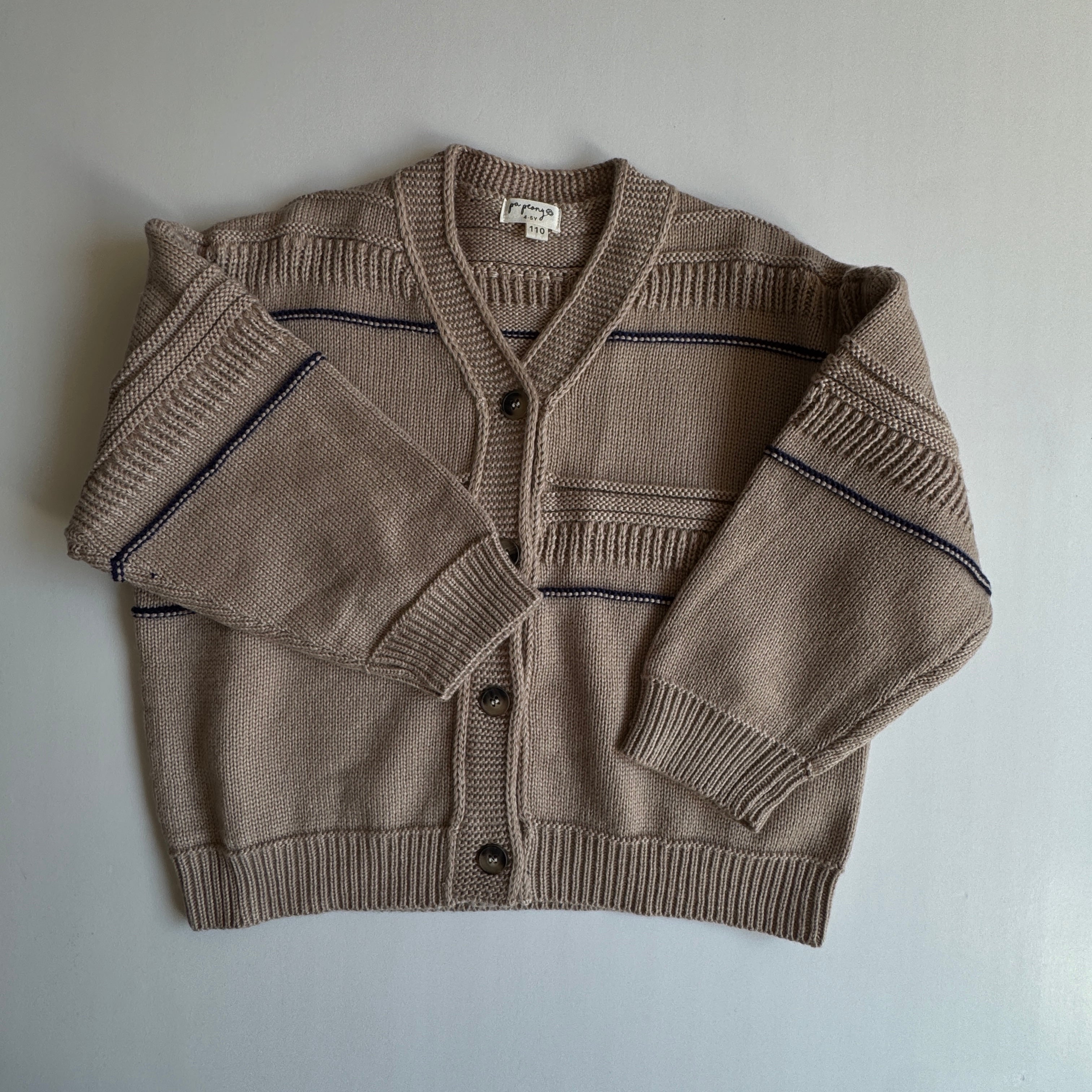 Warm knitted cardigan “Jesse” - PaPeony