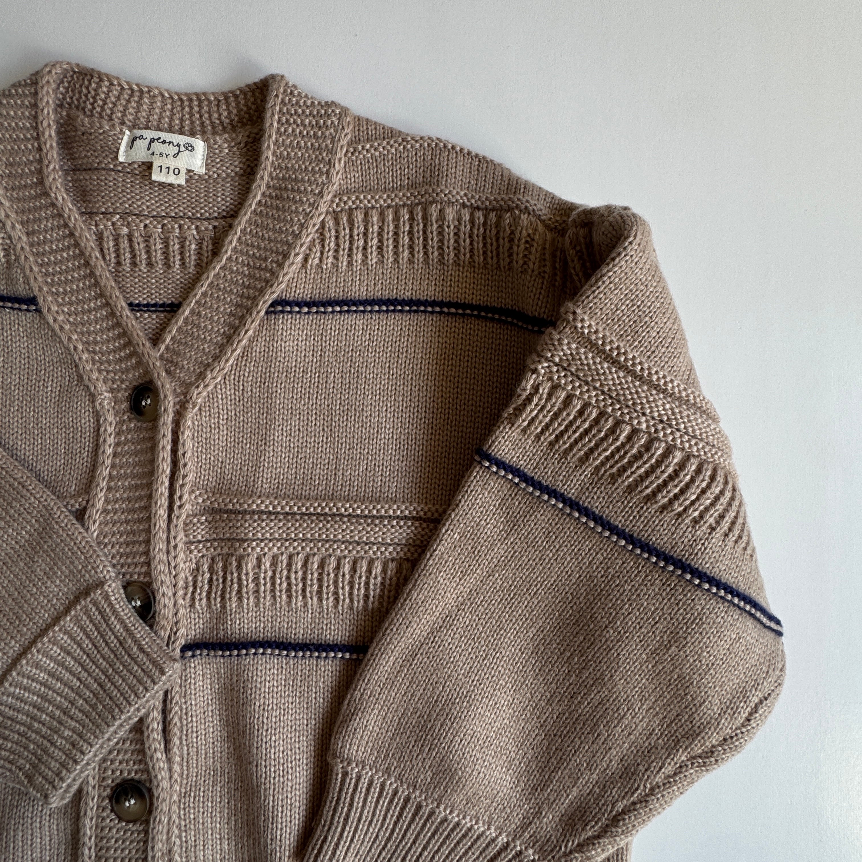 Warm knitted cardigan “Jesse” - PaPeony