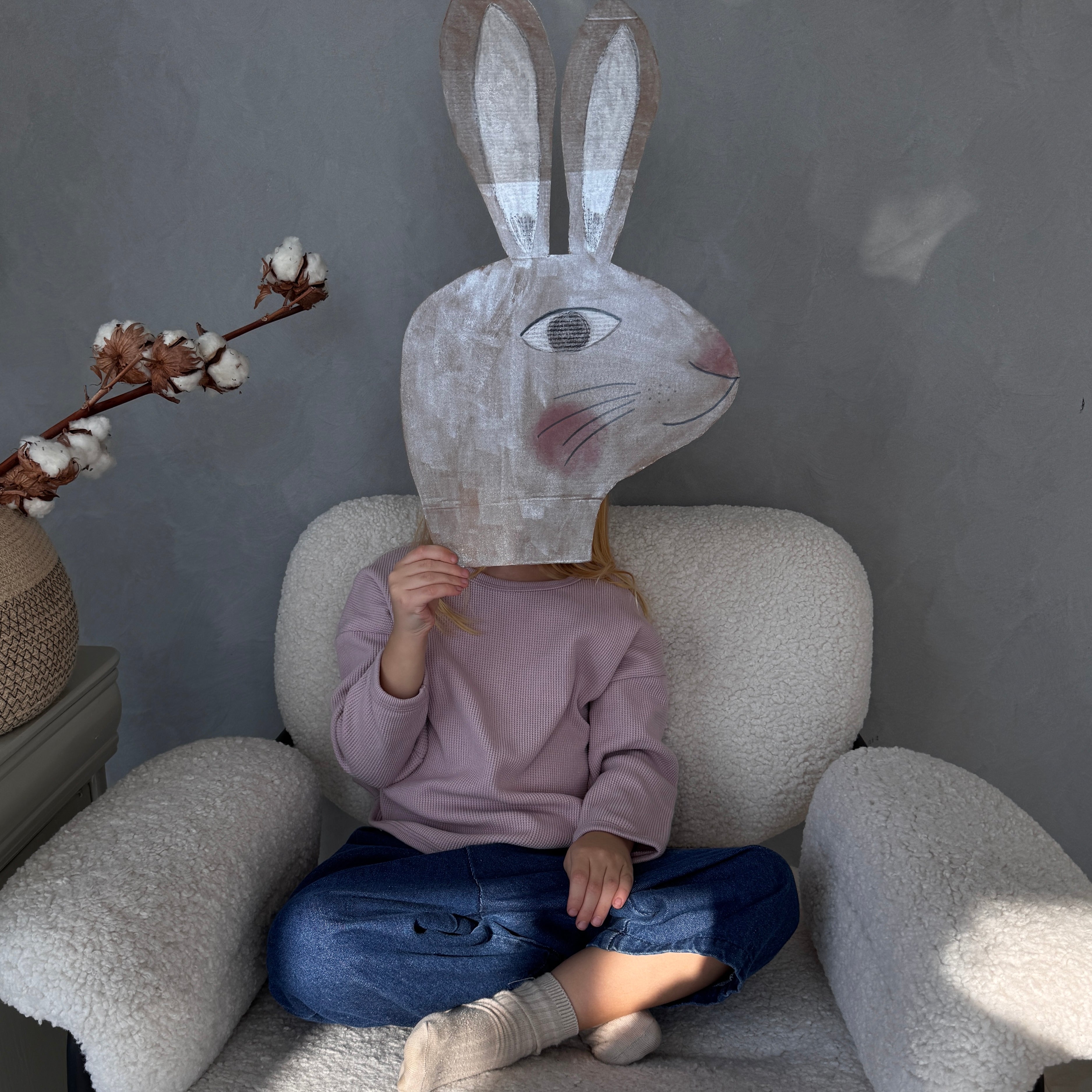 Waffle sweatshirt "Lis"