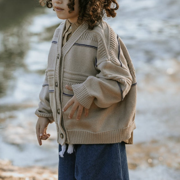 Warm knitted cardigan “Jesse” - PaPeony