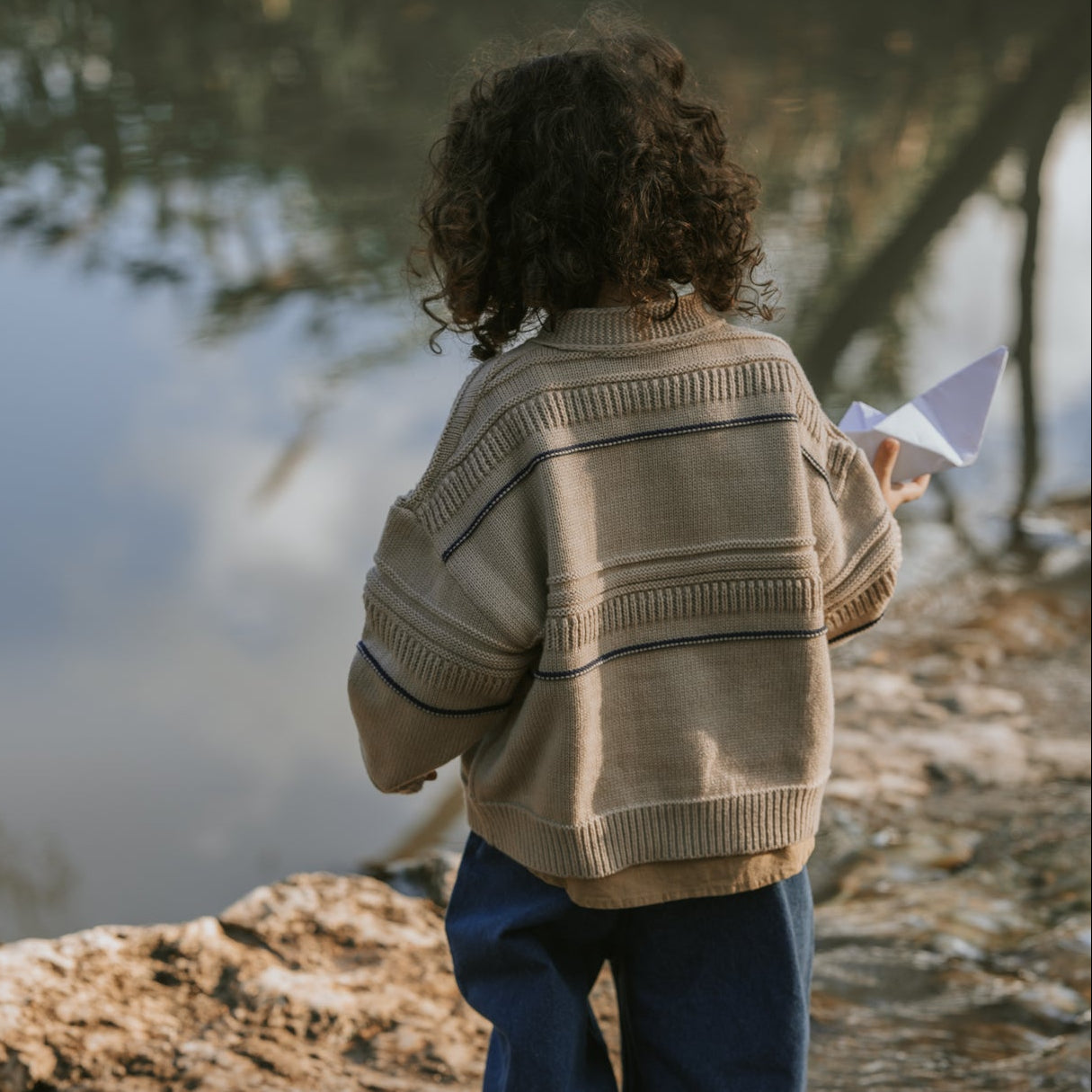 Warm knitted cardigan “Jesse” - PaPeony