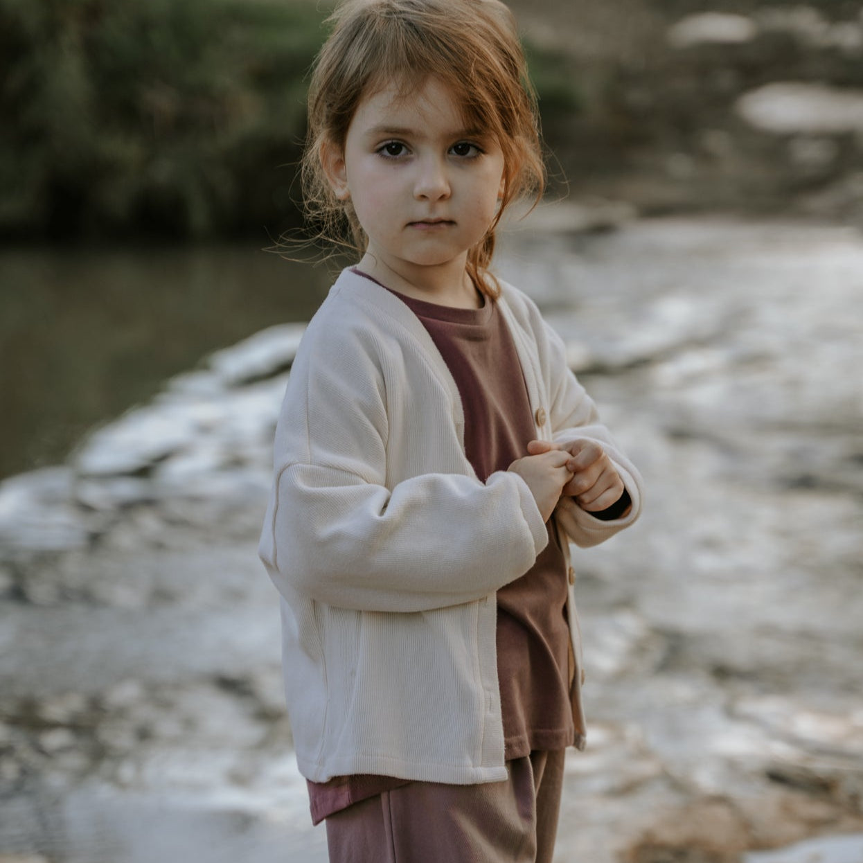 Knit-fabric cardigan "Ella" - PaPeony