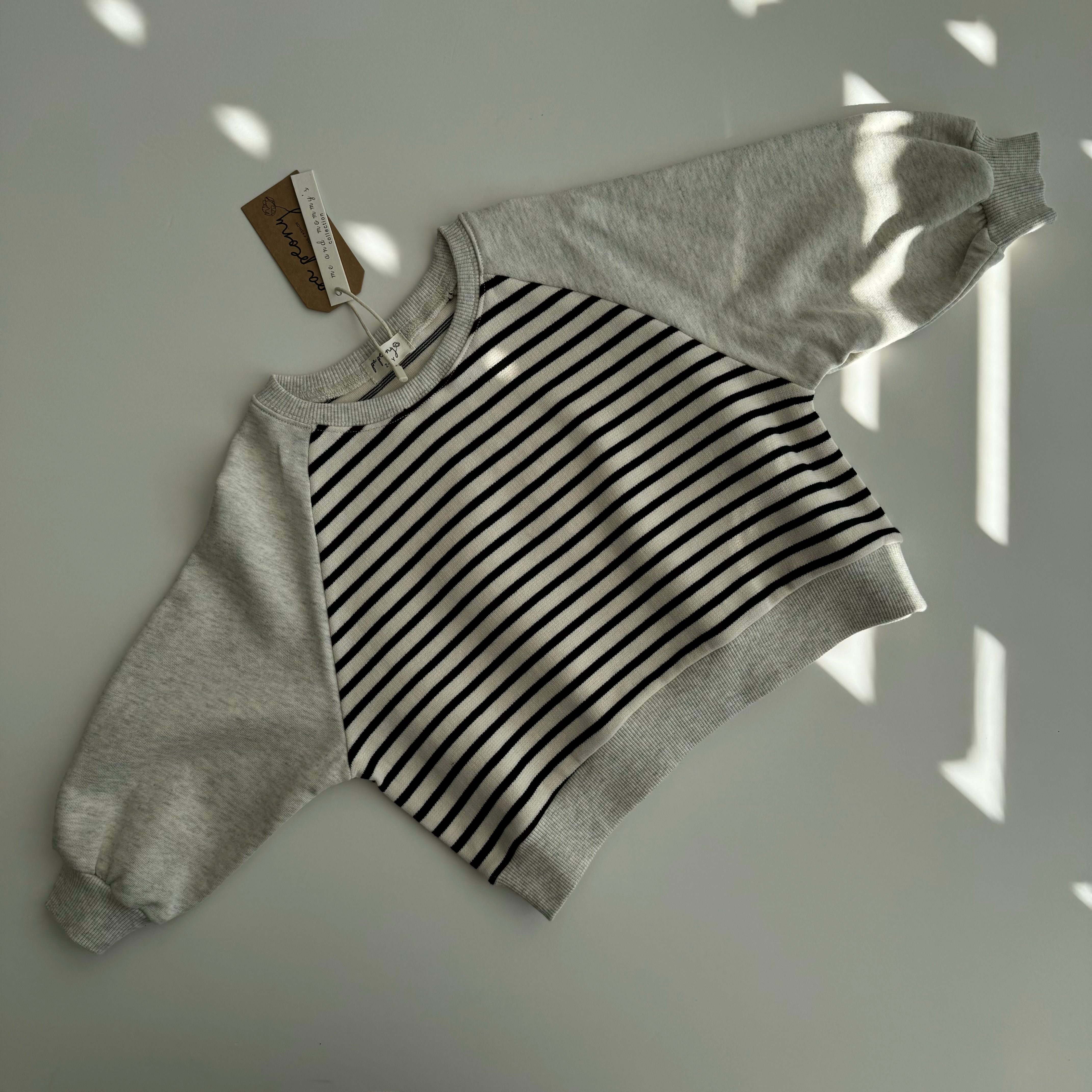 Striped sweatshirt "Odri" - PaPeony