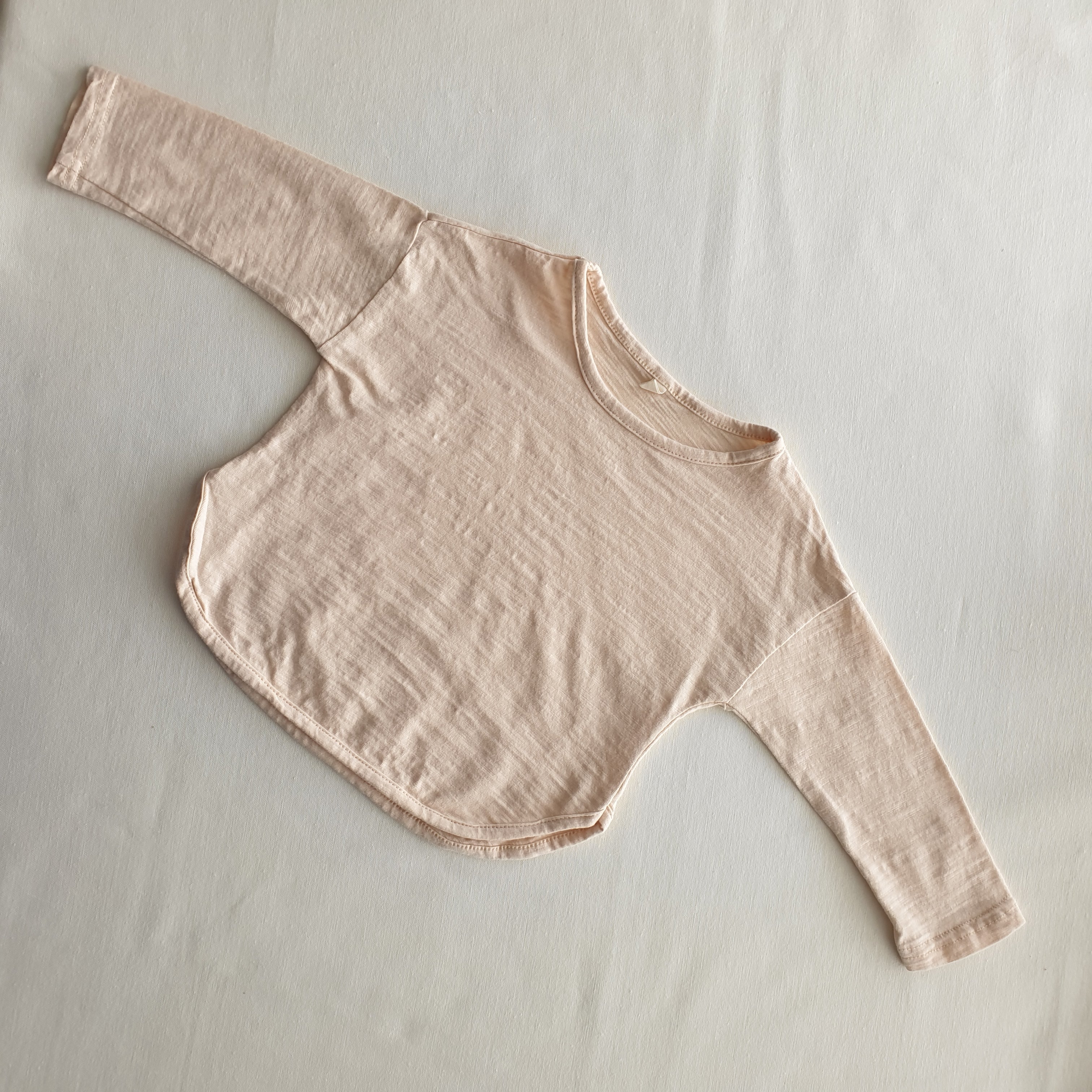 חולצת טי בייסיק שרוול ארוך (ארמי) - PaPeony
