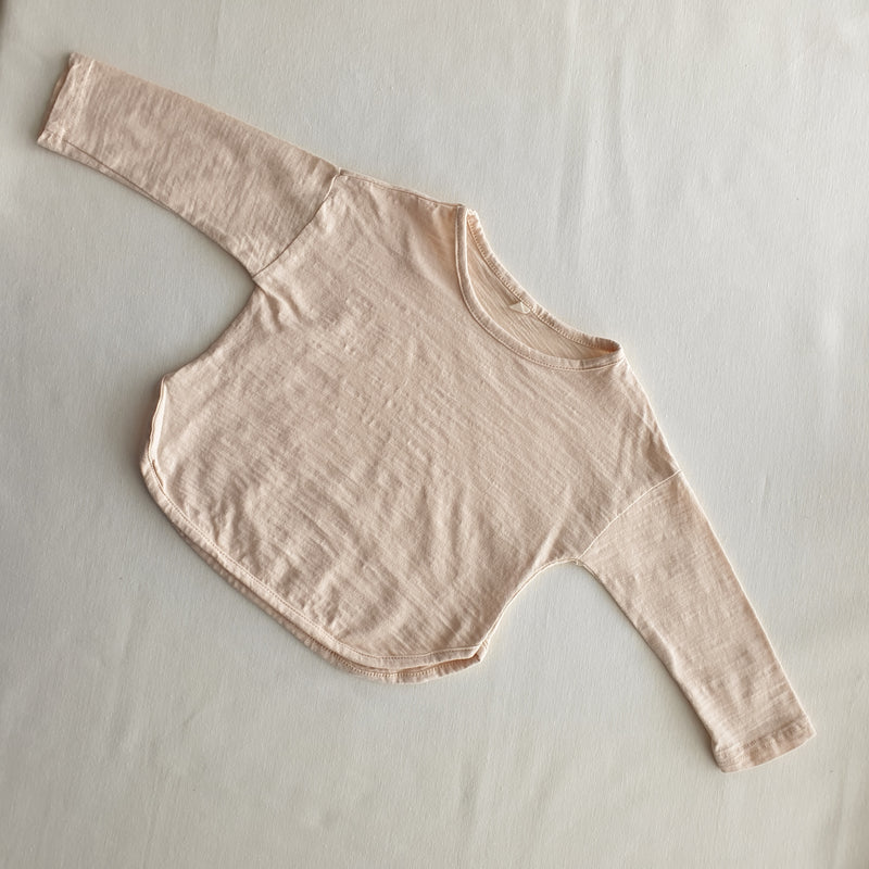 חולצת טי בייסיק שרוול ארוך (ארמי) - PaPeony